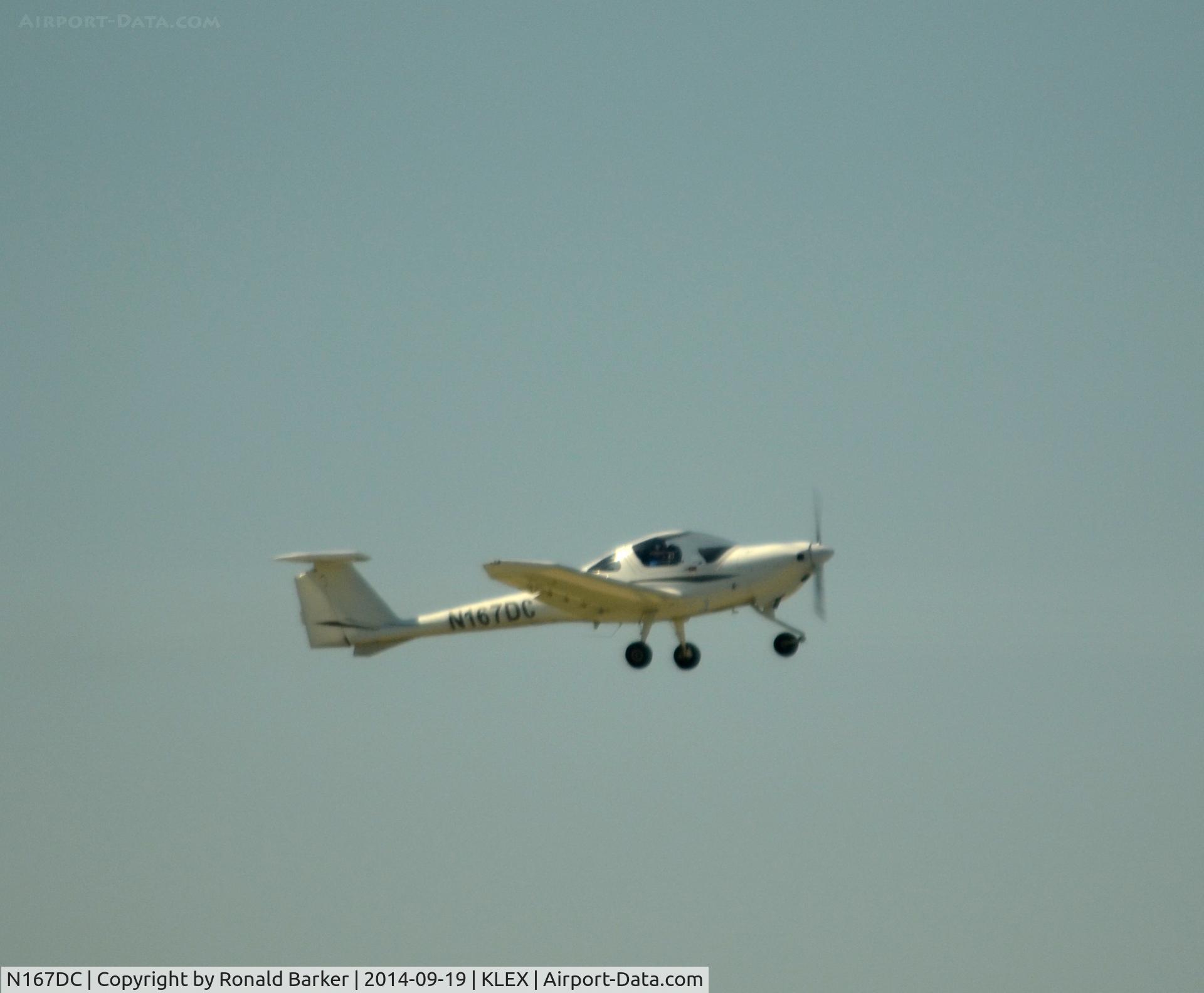 N167DC, 2001 Diamond DA-20C-1 Eclipse C/N C0167, Takeoff Lexington