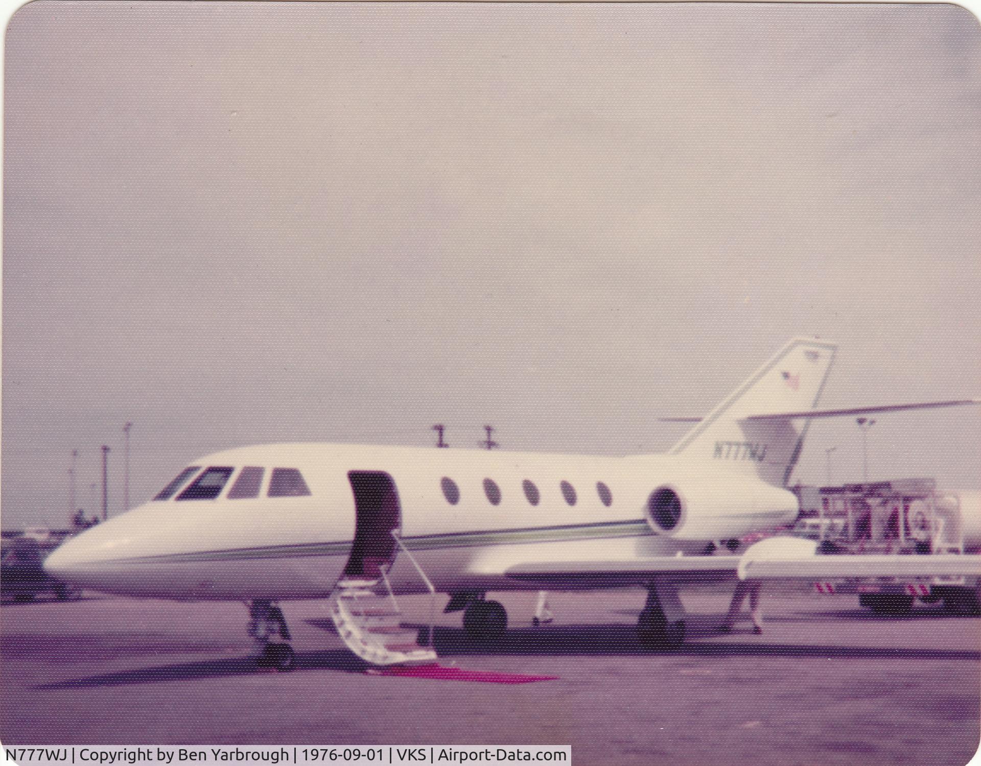 N777WJ, 1966 Dassault Falcon (Mystere) 20C C/N 65, My wife's Godfather W.J. Runyun had, just a year or two earlier, purchased the jet shown here from Cary Grant for $2,000,000 cash (Cary insisted on payment in cash in several Briefcases--maybe a little paranoid about being burned).
