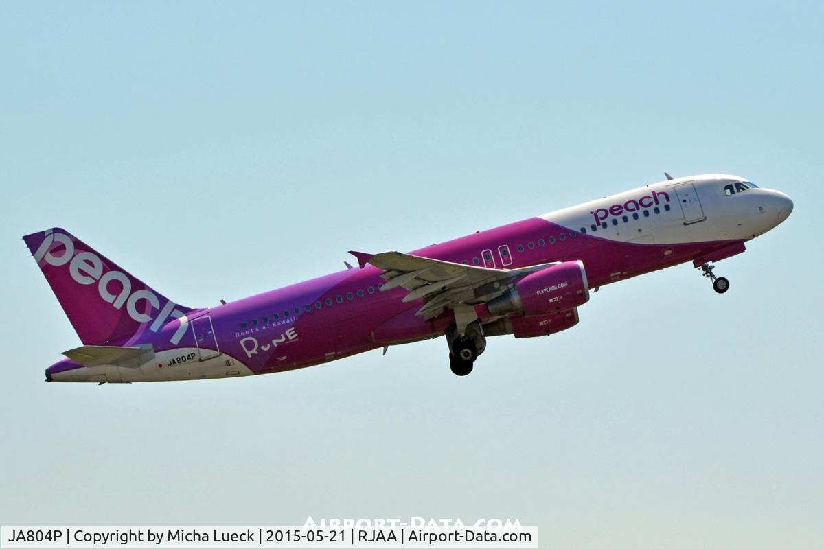 JA804P, 2012 Airbus A320-214 C/N 5166, At Narita