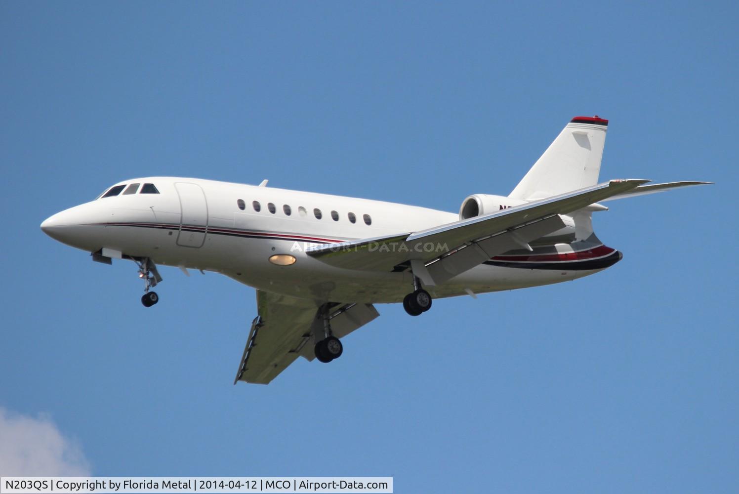 N203QS, 2002 Dassault Falcon 2000 C/N 198, Net Jets