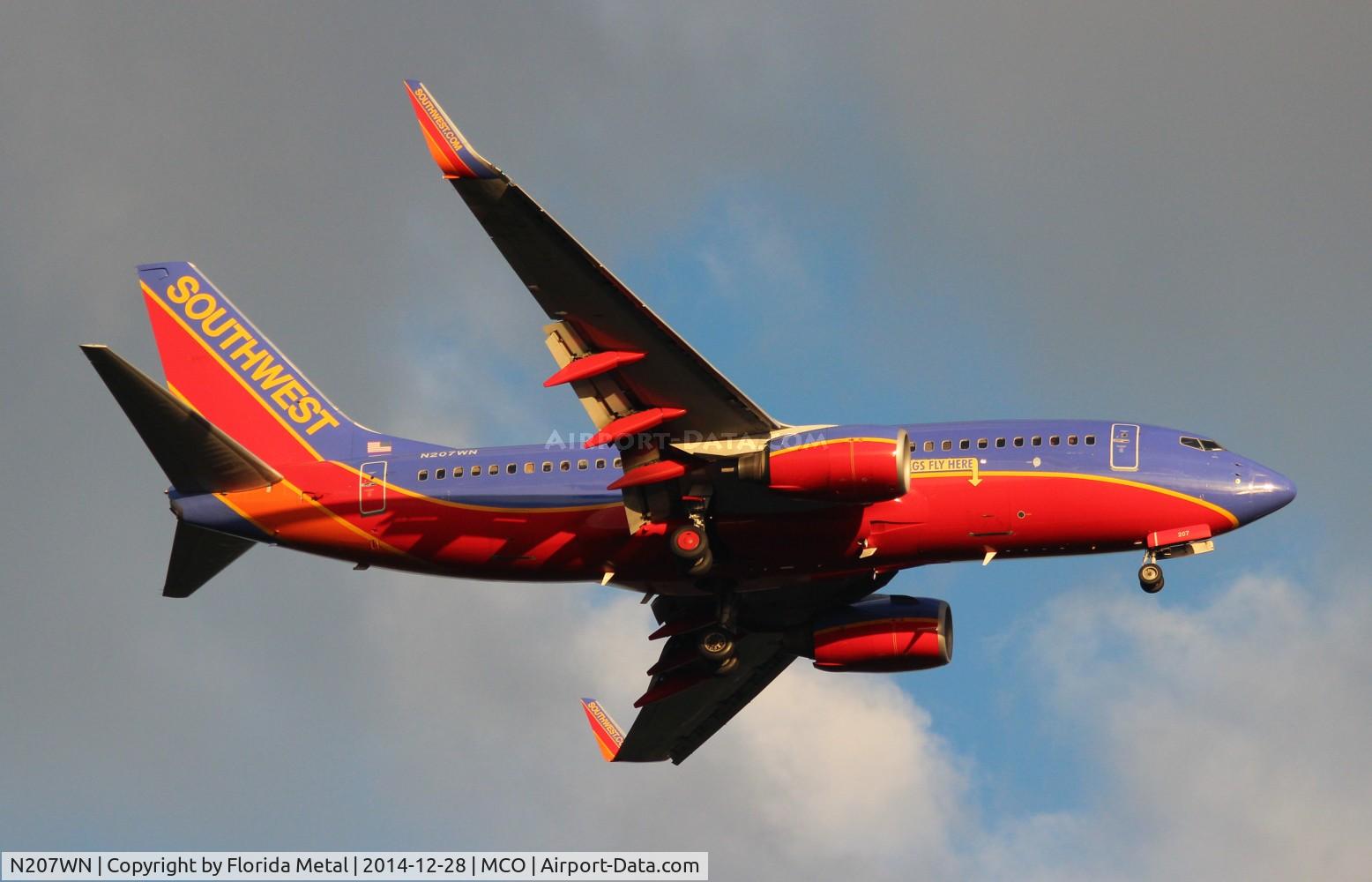 N207WN, 2005 Boeing 737-7H4 C/N 34012, Southwest