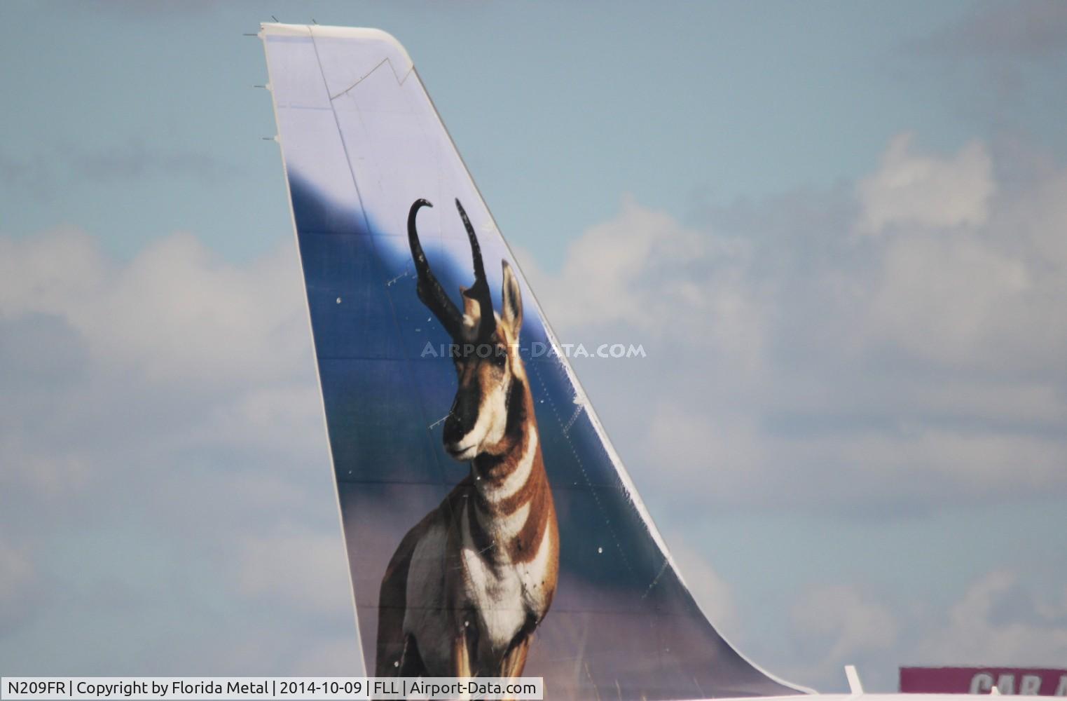N209FR, Airbus A320-214 C/N 4641, Andre the Antelope