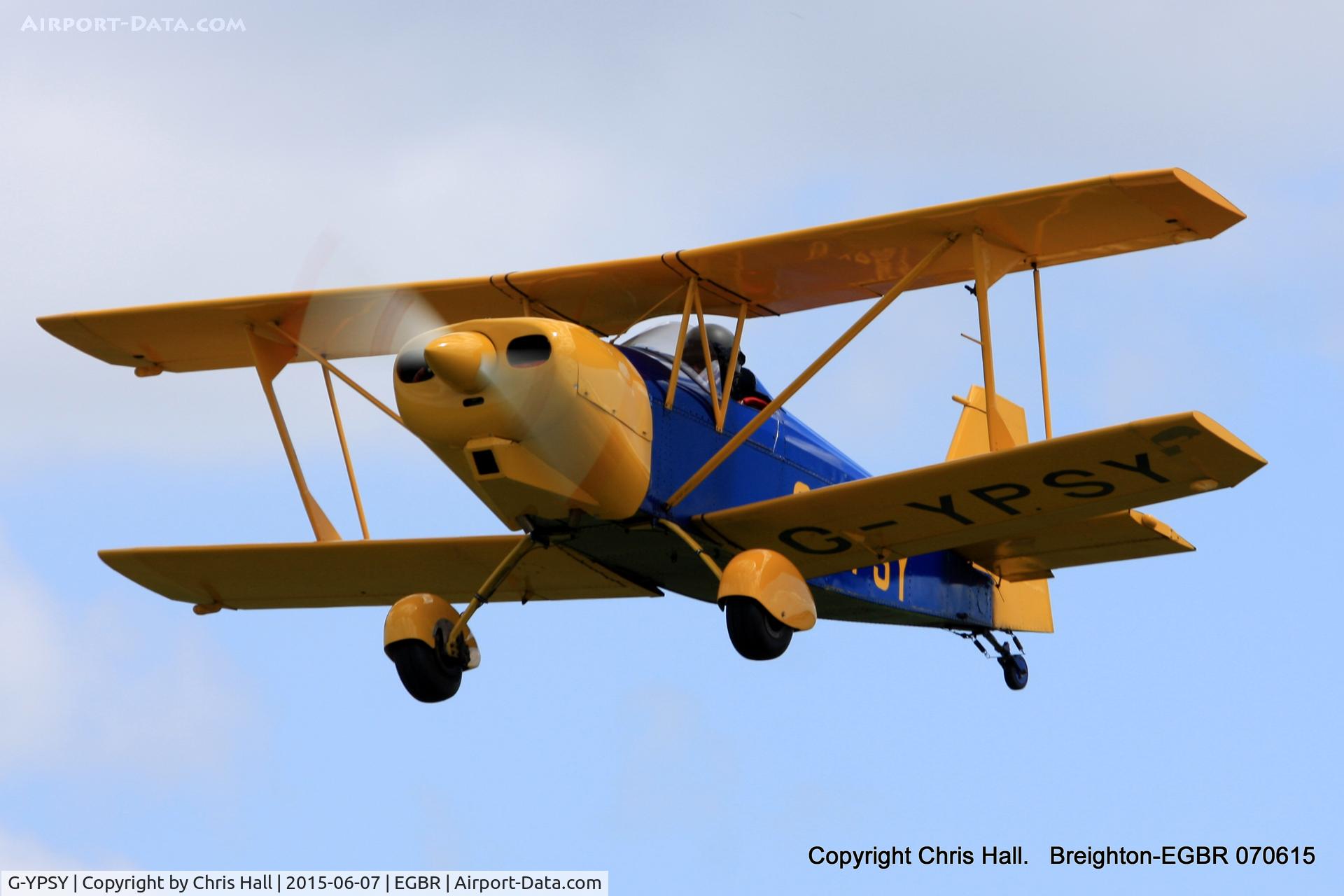 G-YPSY, 1988 Andreasson BA-4B C/N PFA 038-10352, at Breighton's Summer fly in
