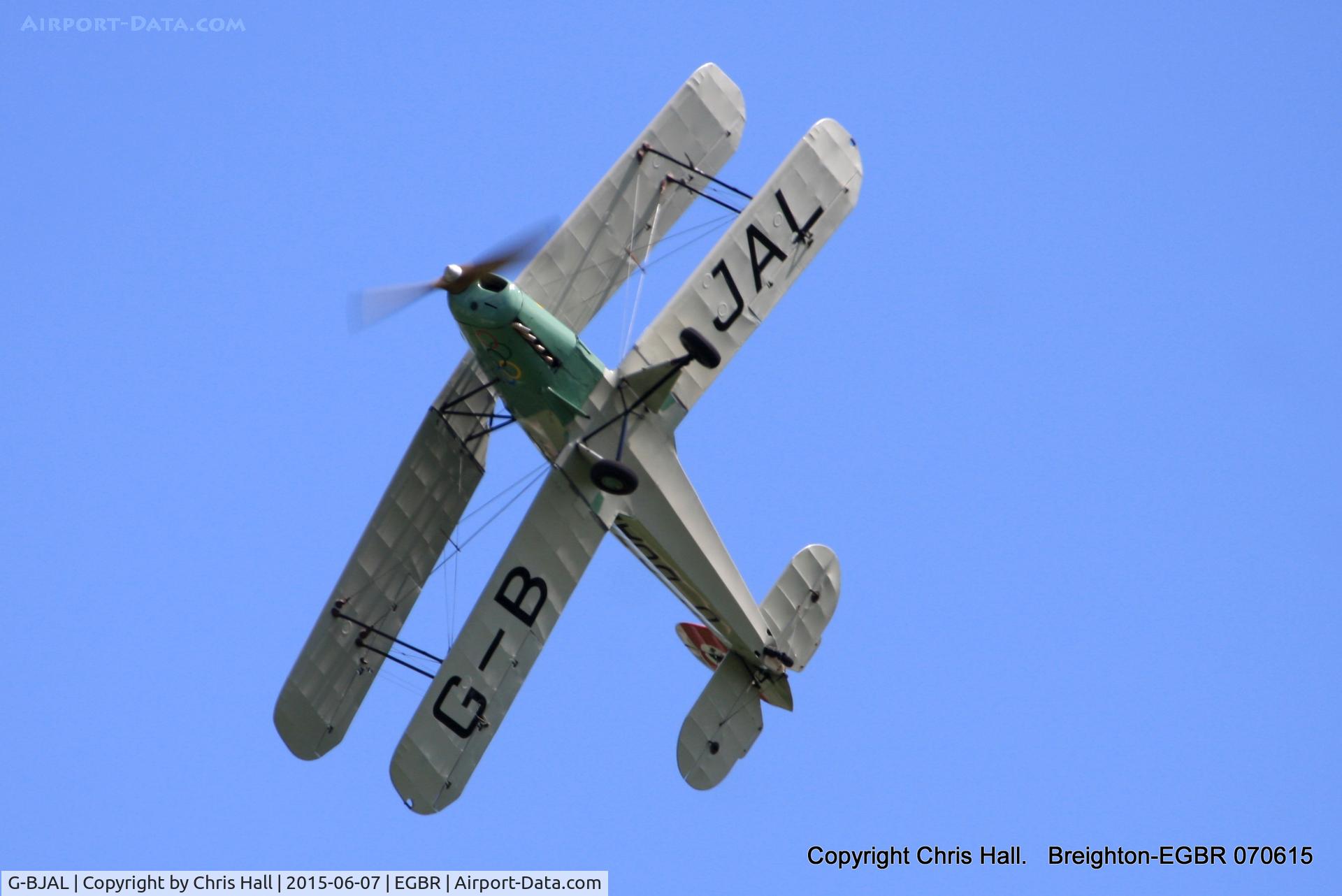 G-BJAL, 1957 Bucker 1-131E Jungmann C/N 1028, at Breighton's Summer fly in