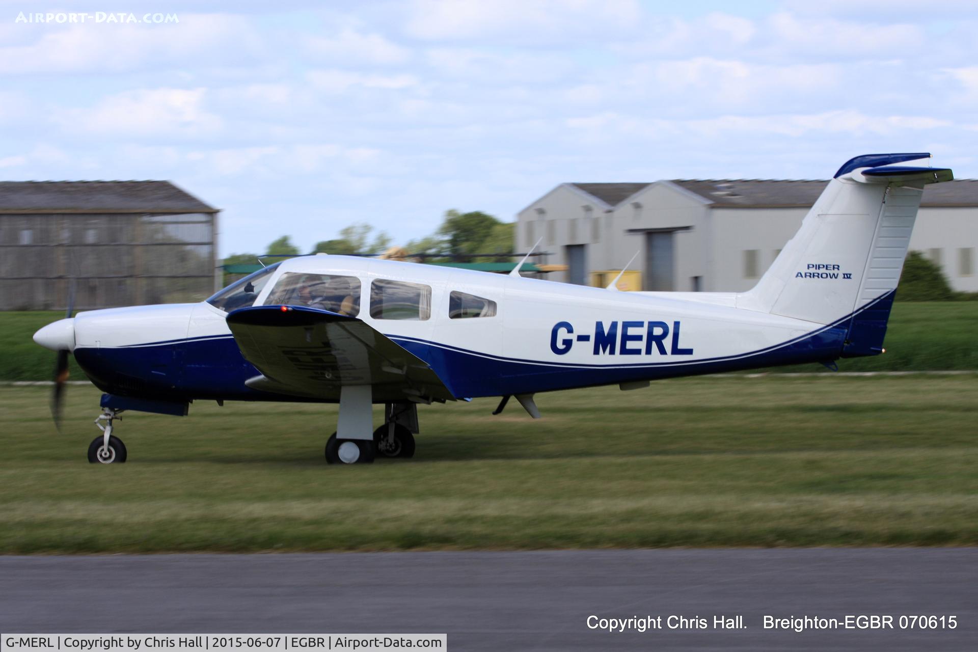 G-MERL, 1979 Piper PA-28RT-201 Arrow IV C/N 28R-7918036, at Breighton's Summer fly in