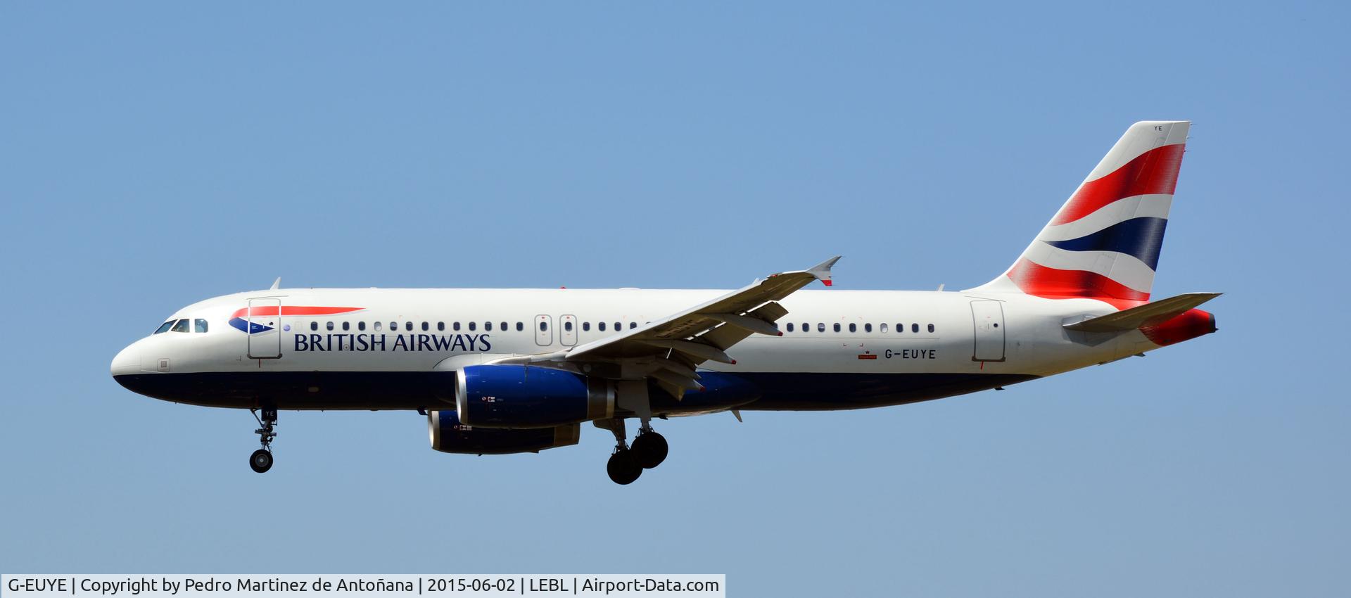 G-EUYE, 2009 Airbus A320-232 C/N 3912, El Prat Barcelona - España