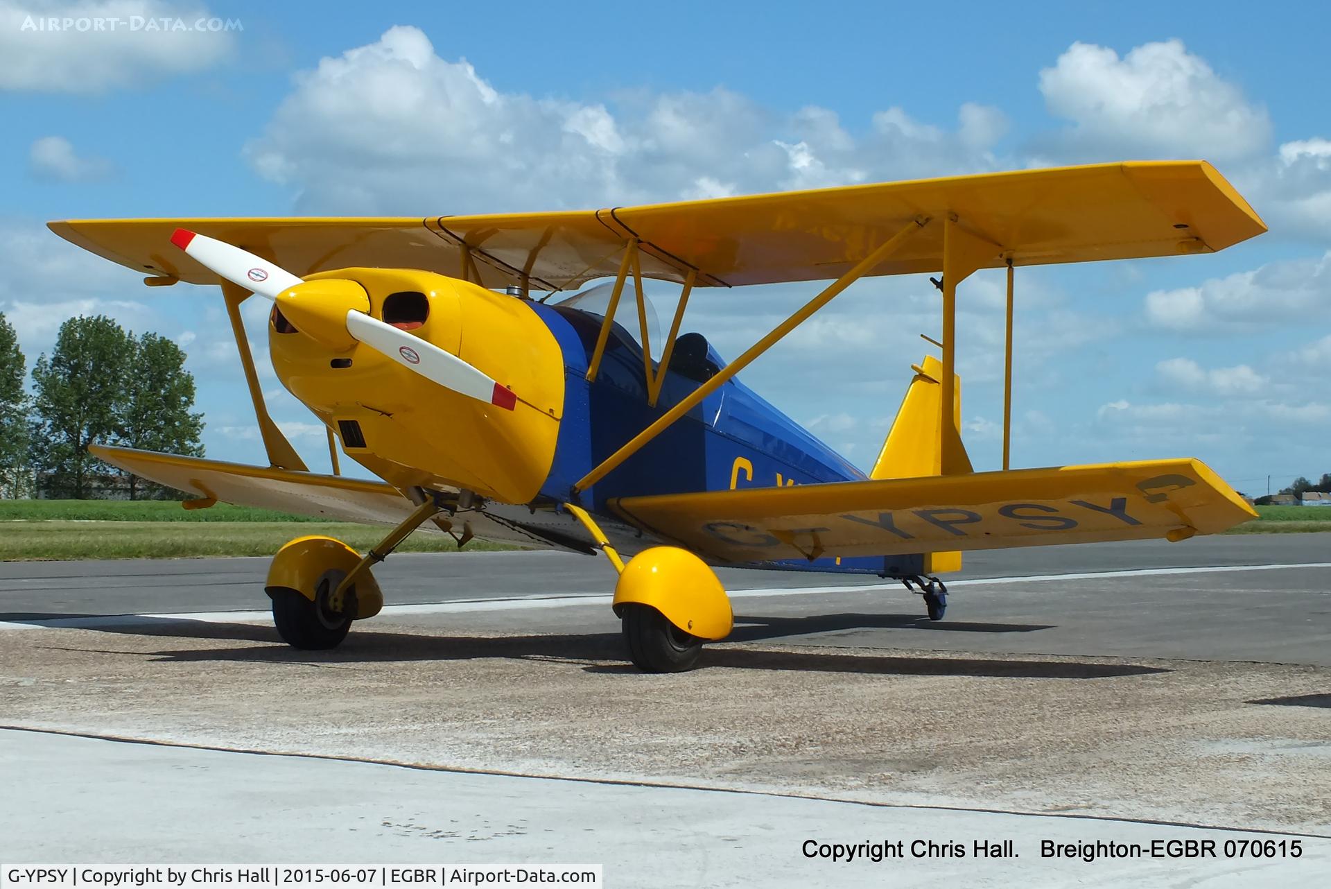 G-YPSY, 1988 Andreasson BA-4B C/N PFA 038-10352, at Breighton's Summer fly in