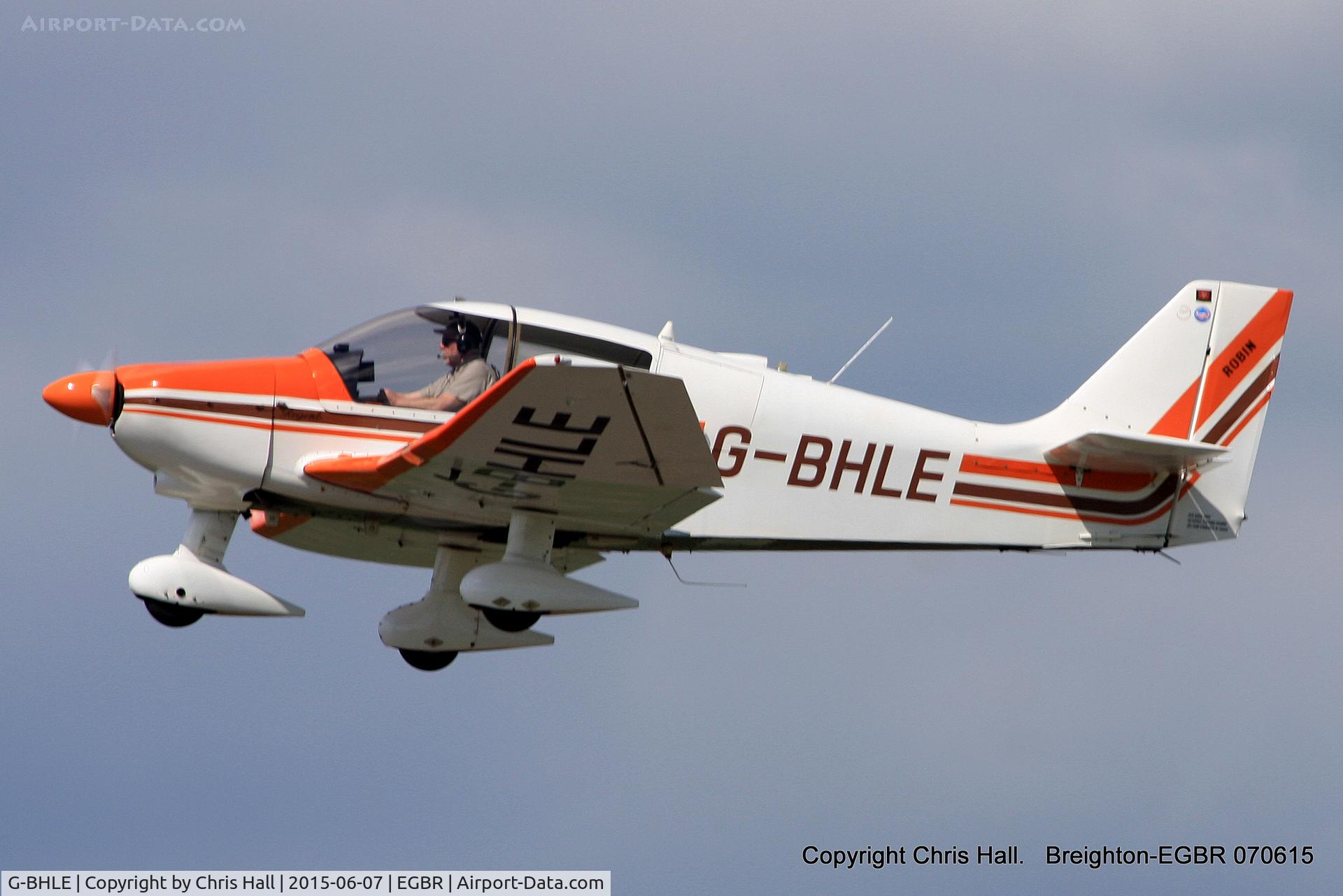 G-BHLE, 1980 Robin DR-400-180 Regent Regent C/N 1466, at Breighton's Summer fly in