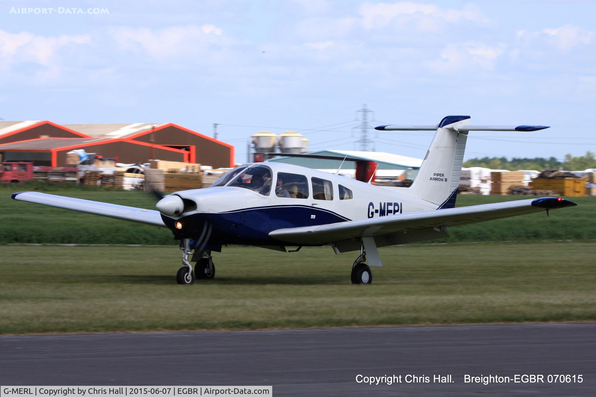 G-MERL, 1979 Piper PA-28RT-201 Arrow IV C/N 28R-7918036, at Breighton's Summer fly in