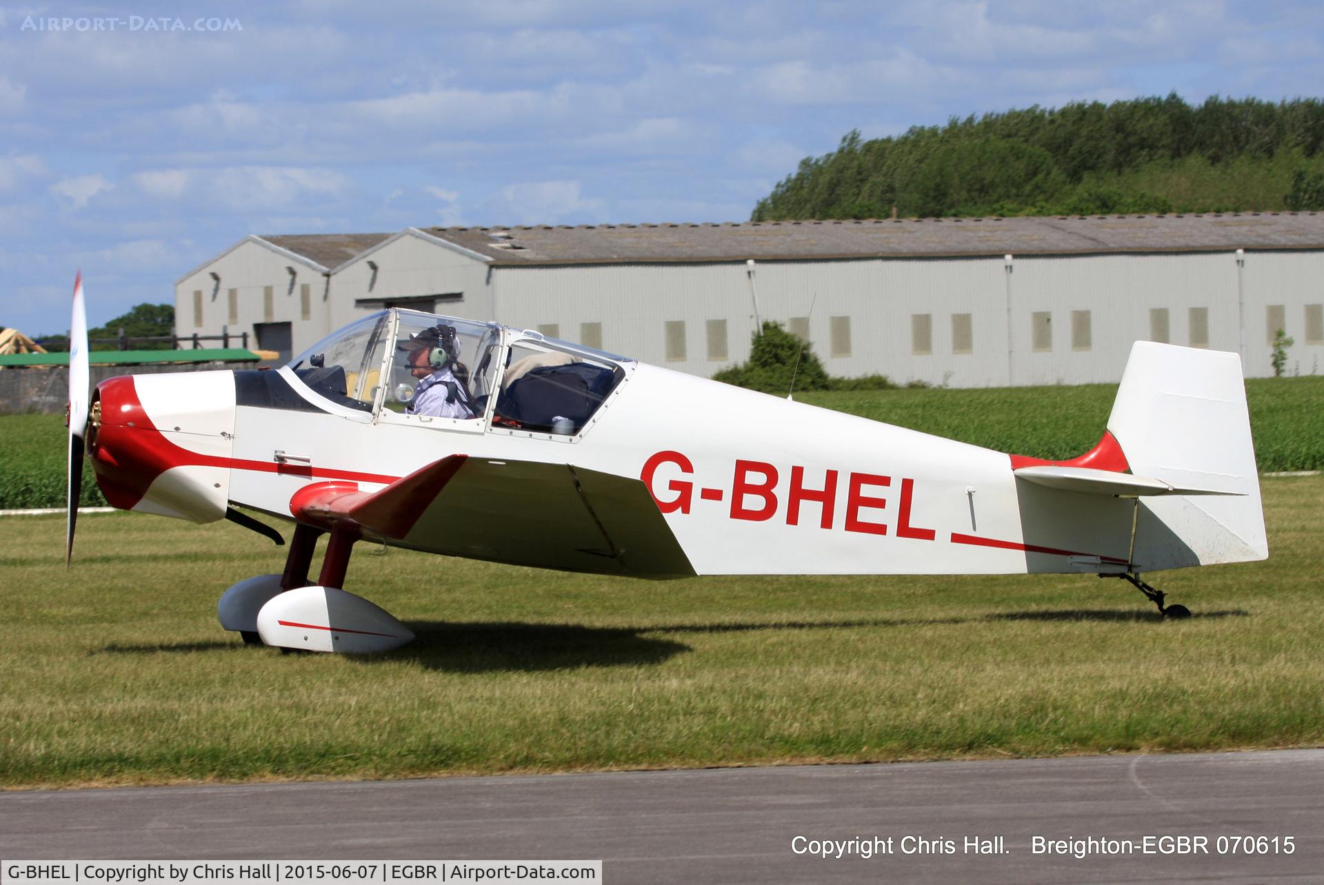 G-BHEL, 1957 SAN Jodel D-117 C/N 735, at Breighton's Summer fly in