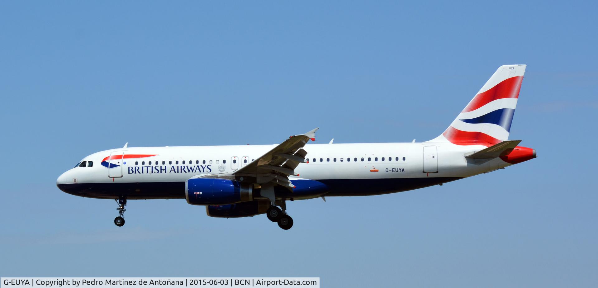 G-EUYA, 2008 Airbus A320-232 C/N 3697, El Prat Barcelona - España