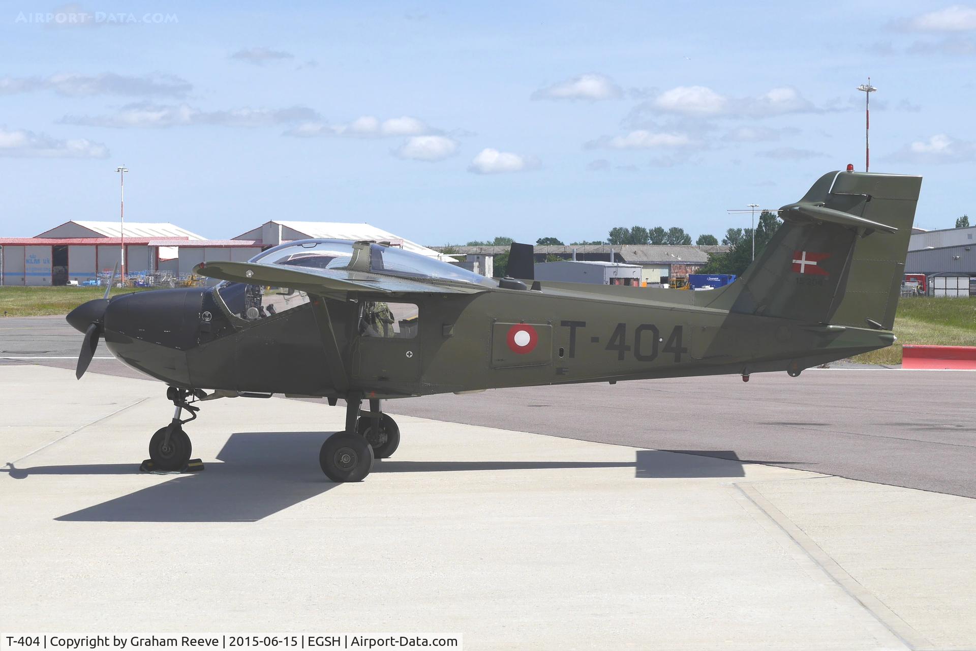 T-404, Saab T-17 Supporter C/N 15-204, Parked at Norwich.