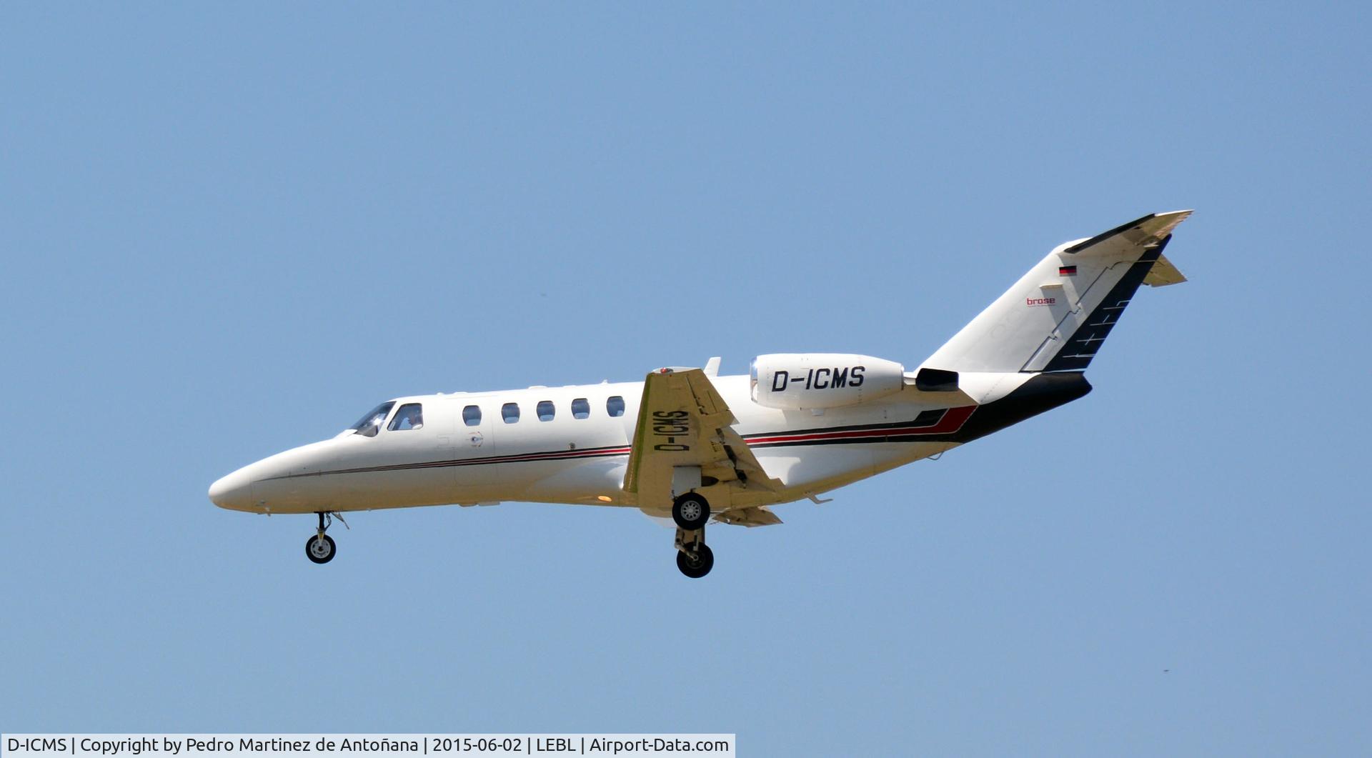 D-ICMS, 2002 Cessna 525A CitationJet CJ2 C/N 525A-0108, El Prat Barcelona - España