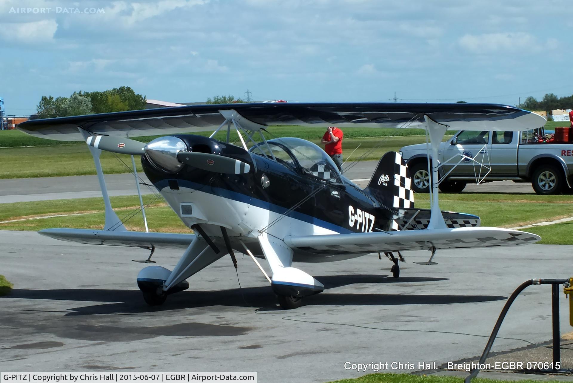 G-PITZ, 1983 Pitts S-2A Special C/N 100ER, at Breighton's Summer fly in