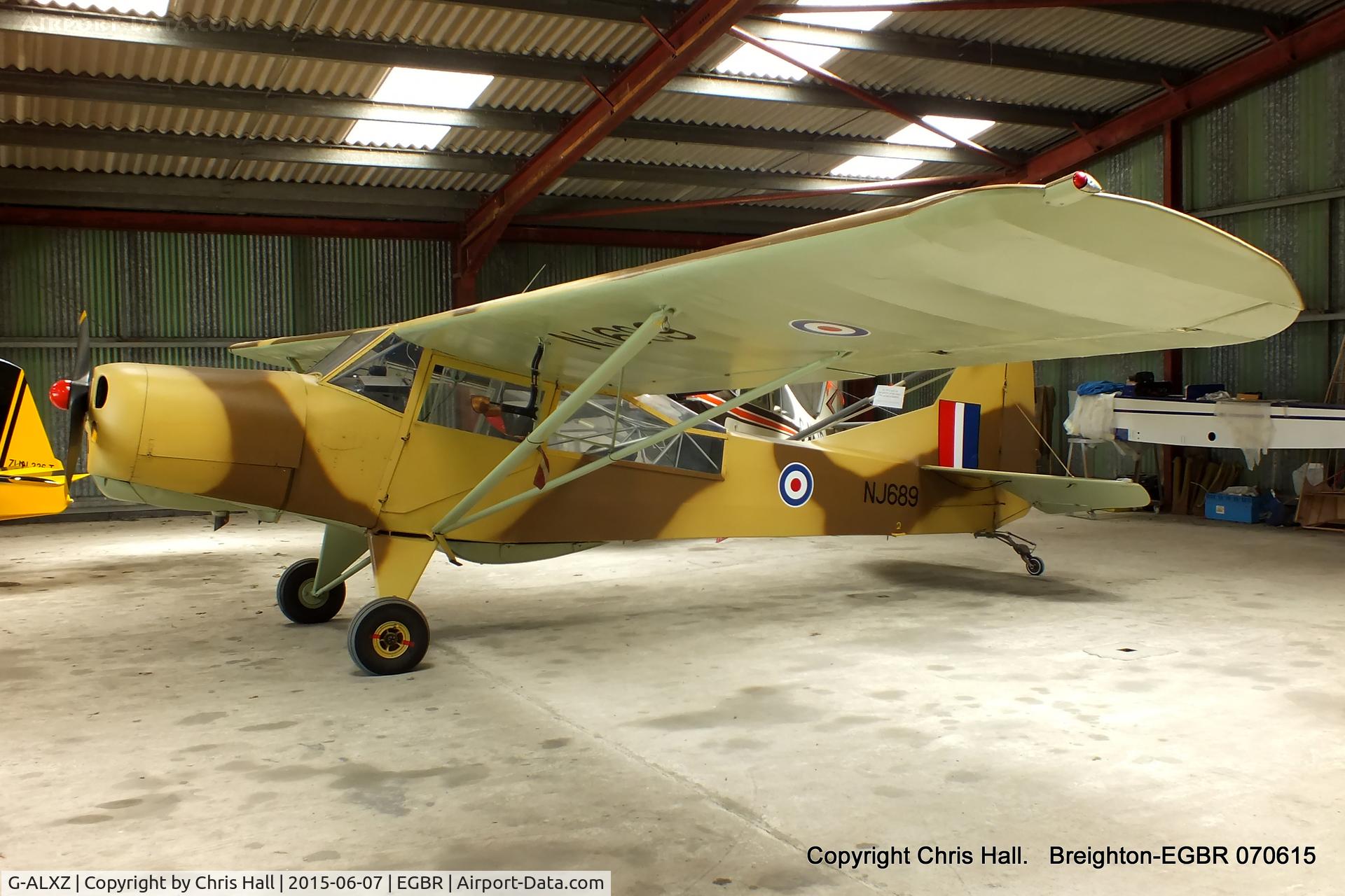 G-ALXZ, 1944 Taylorcraft Auster Mk.5/150 C/N 1082, at Breighton's Summer fly in