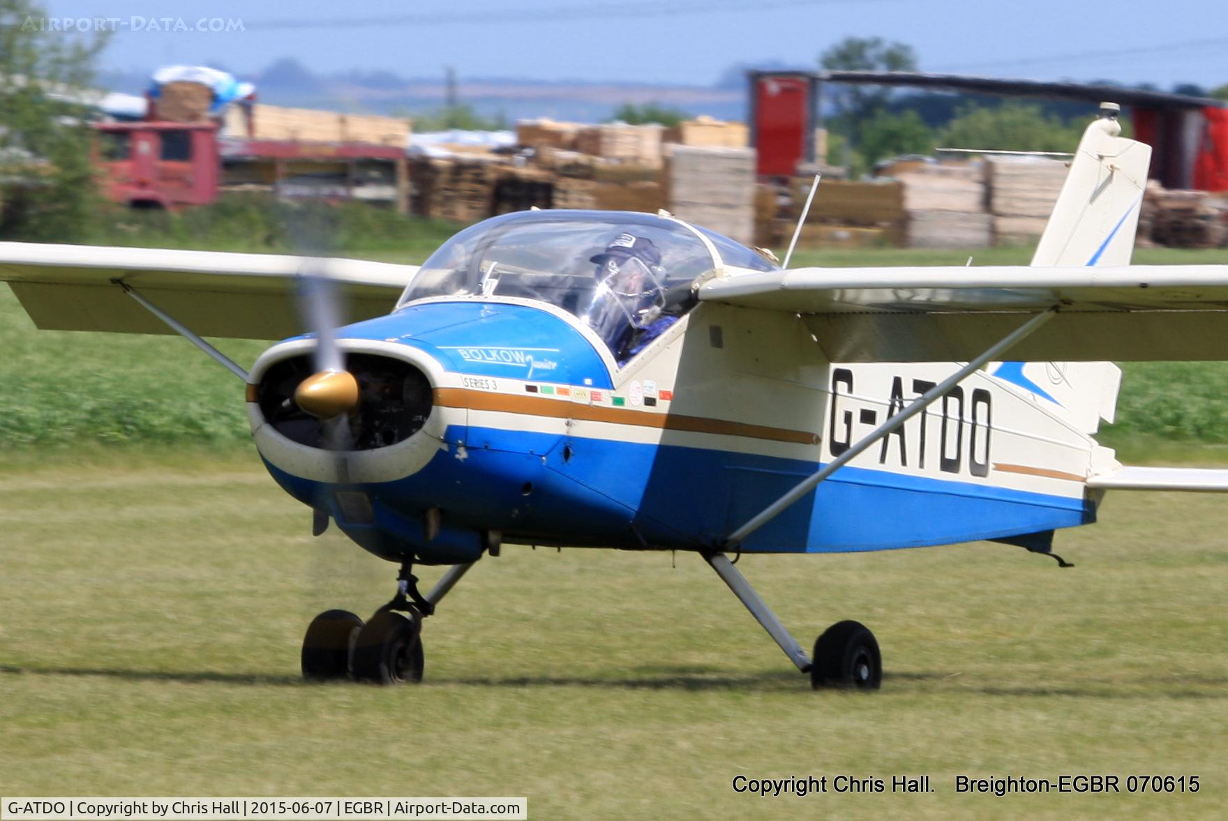 G-ATDO, 1965 Bolkow Bo-208C Junior C/N 576, at Breighton's Summer fly in
