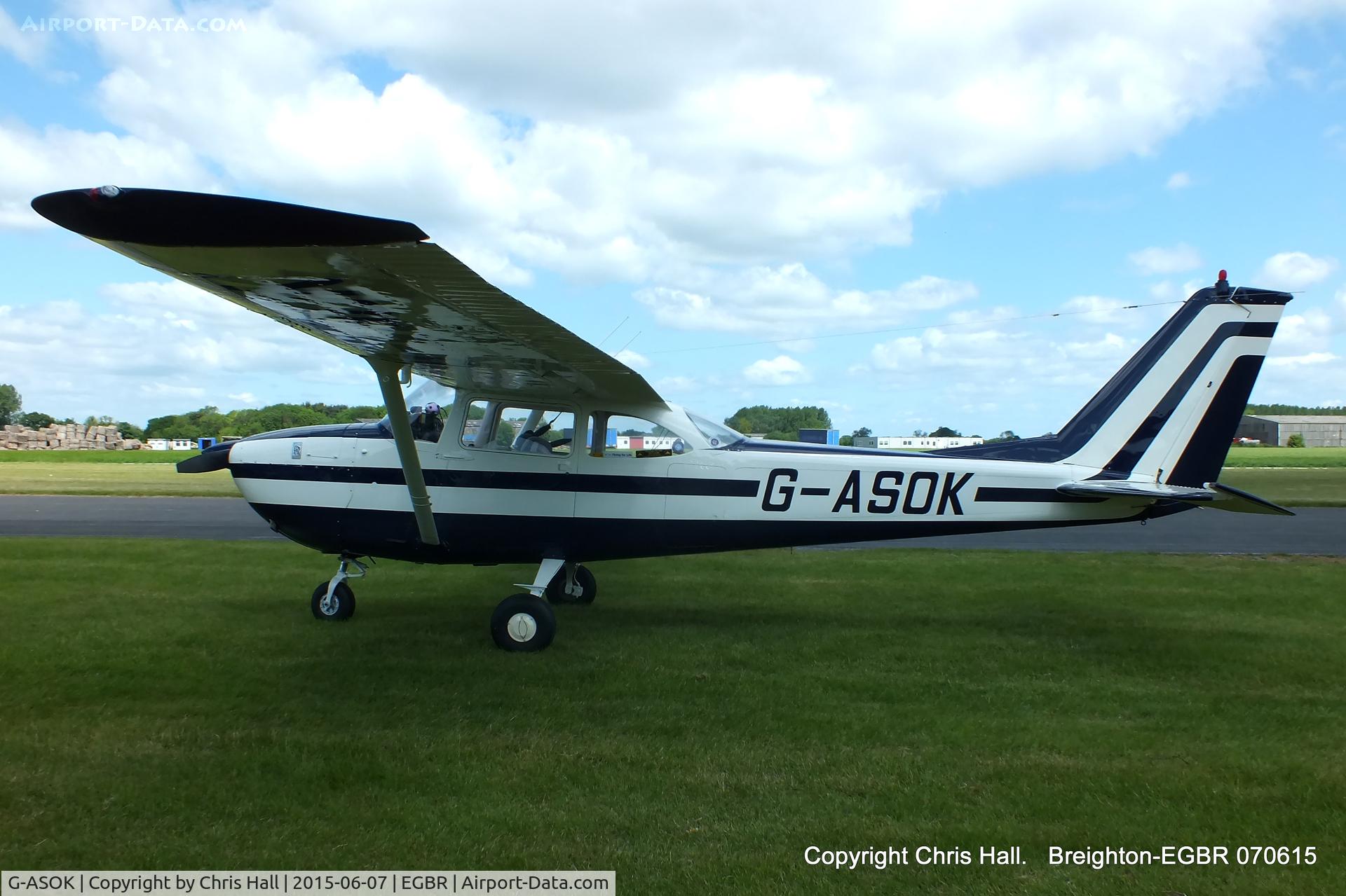 G-ASOK, 1964 Reims Cessna F172E Skyhawk C/N 0057, at Breighton's Summer fly in