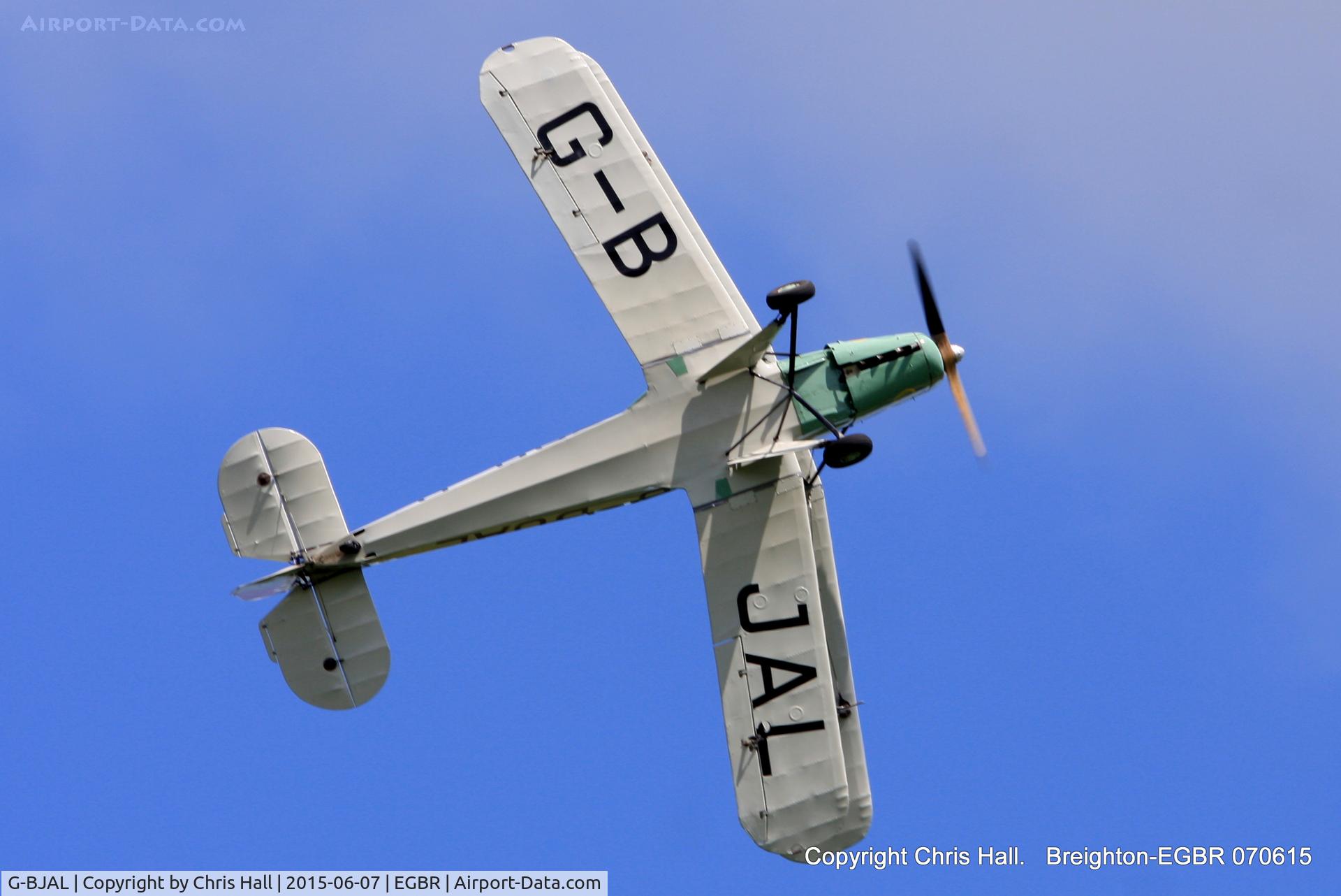 G-BJAL, 1957 Bucker 1-131E Jungmann C/N 1028, at Breighton's Summer fly in