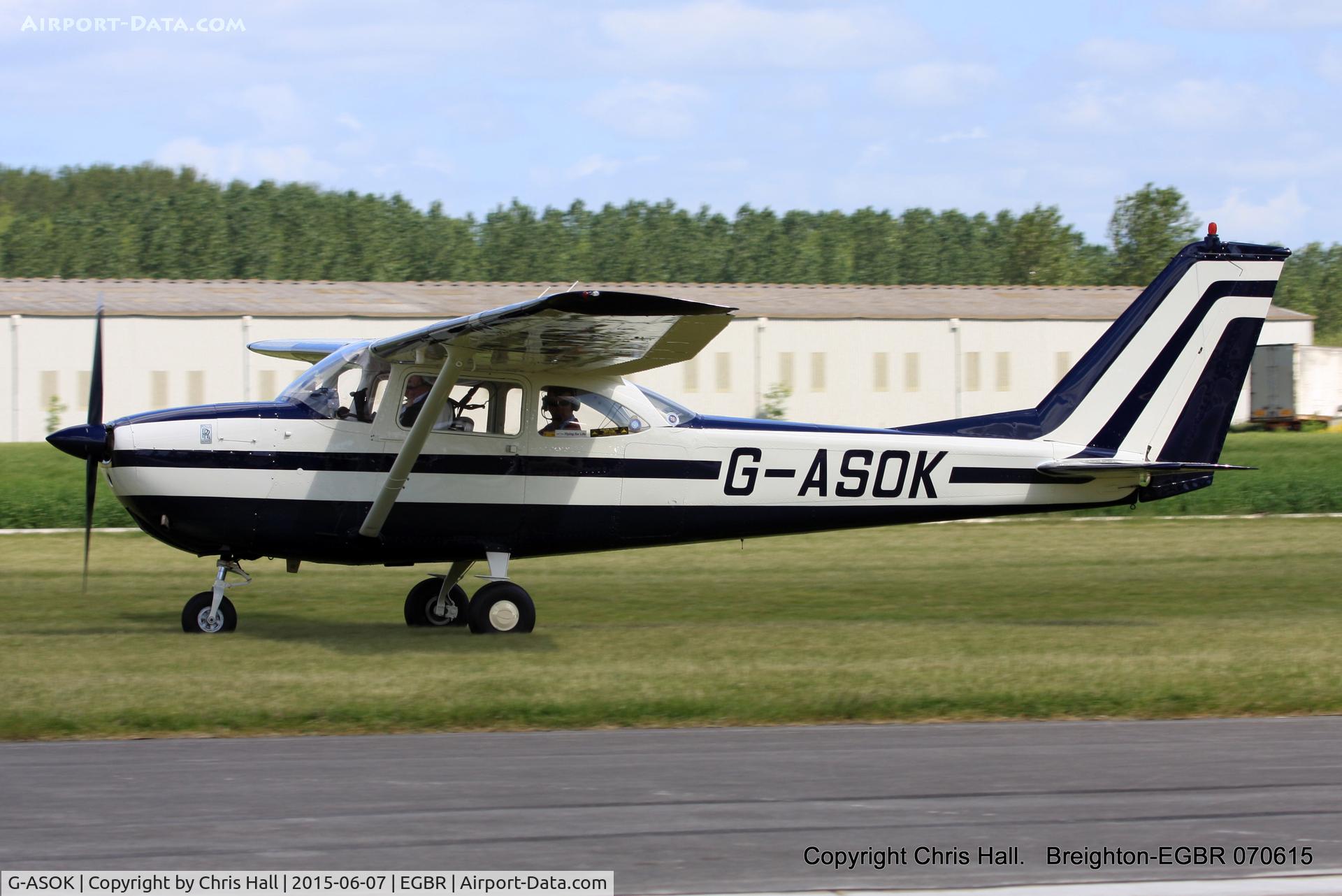 G-ASOK, 1964 Reims Cessna F172E Skyhawk C/N 0057, at Breighton's Summer fly in