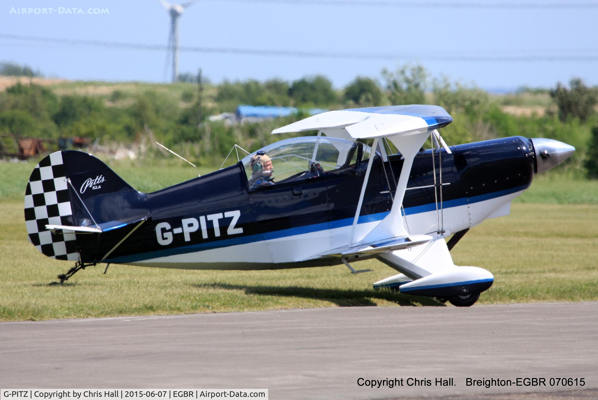 G-PITZ, 1983 Pitts S-2A Special C/N 100ER, at Breighton's Summer fly in