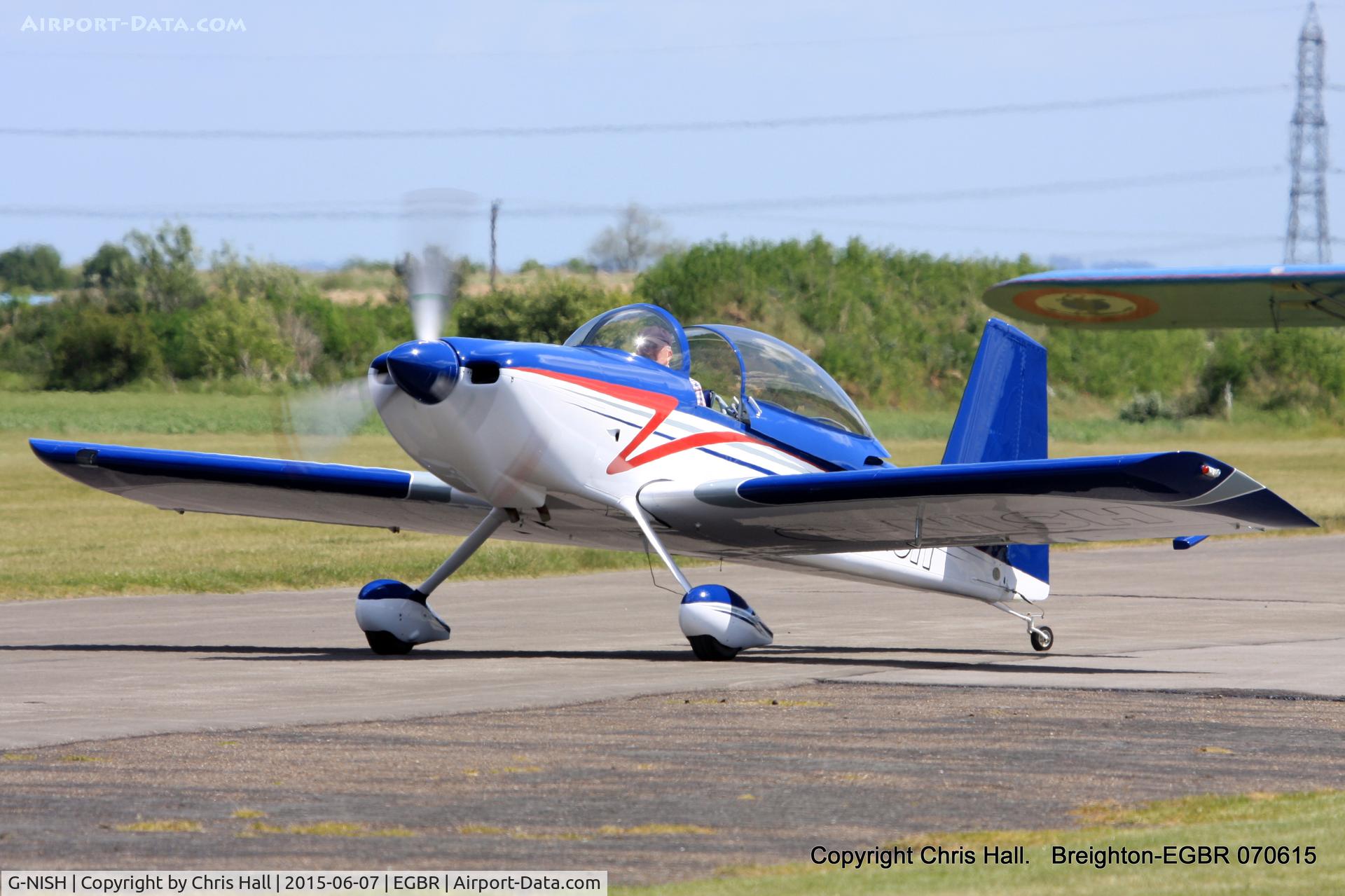 G-NISH, 2012 Vans RV-8 C/N PFA 303-13187, at Breighton's Summer fly in