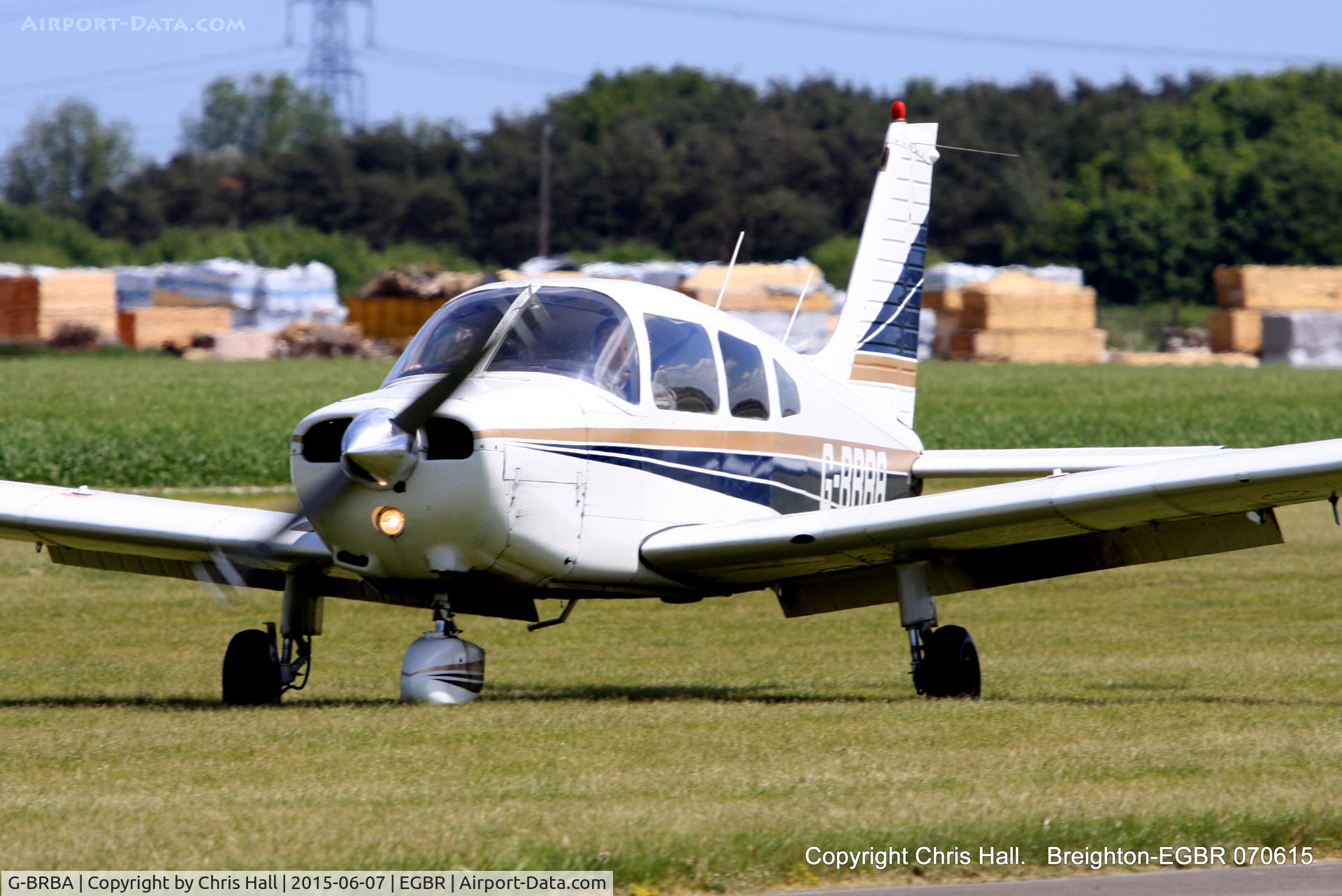 G-BRBA, 1979 Piper PA-28-161 Cherokee Warrior II C/N 28-7916109, at Breighton's Summer fly in