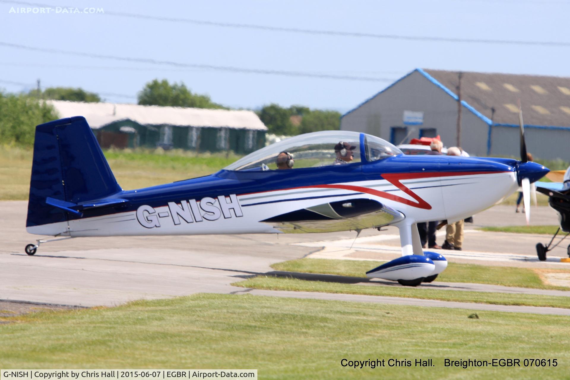 G-NISH, 2012 Vans RV-8 C/N PFA 303-13187, at Breighton's Summer fly in
