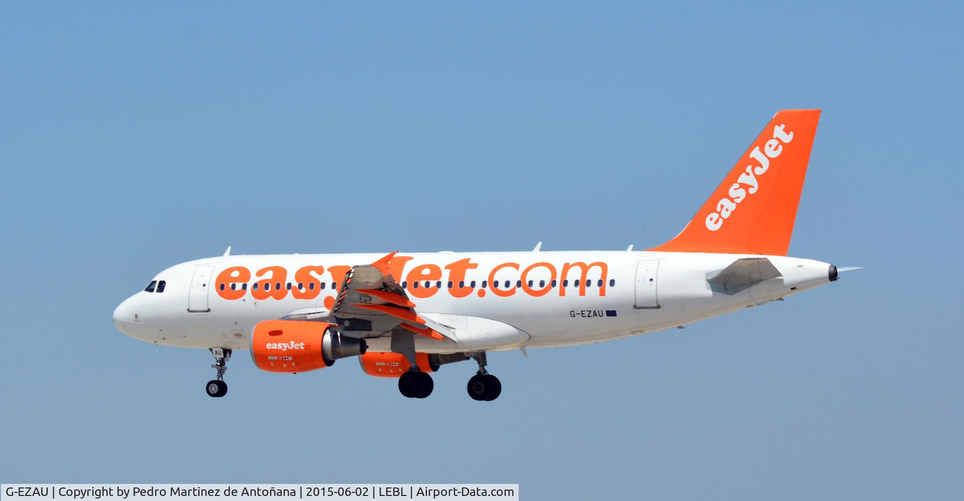 G-EZAU, 2006 Airbus A319-111 C/N 2795, El Prat Barcelona - España