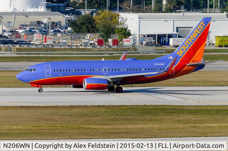 N206WN, 2005 Boeing 737-7H4 C/N 34011, Ft. Lauderdale
