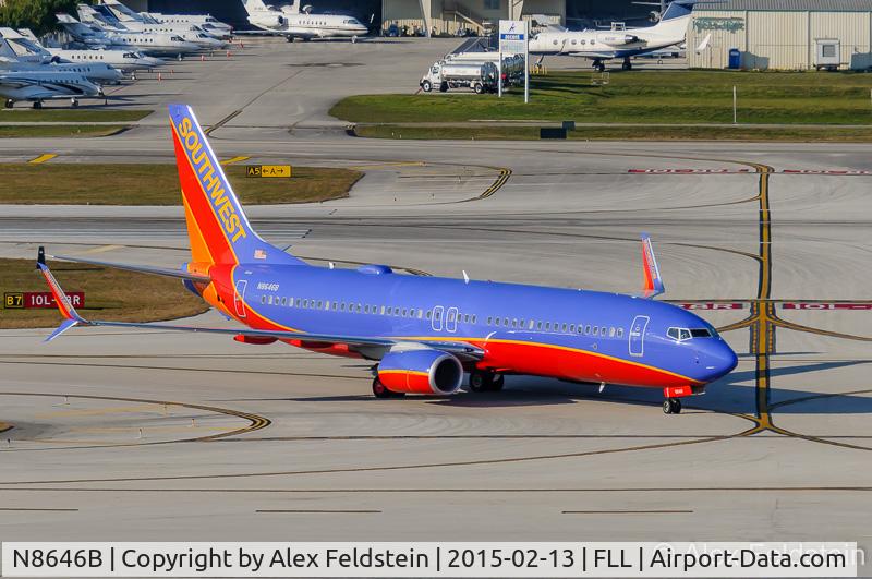 N8646B, 2014 Boeing 737-8H4 C/N 36935, Ft. Lauderdale
