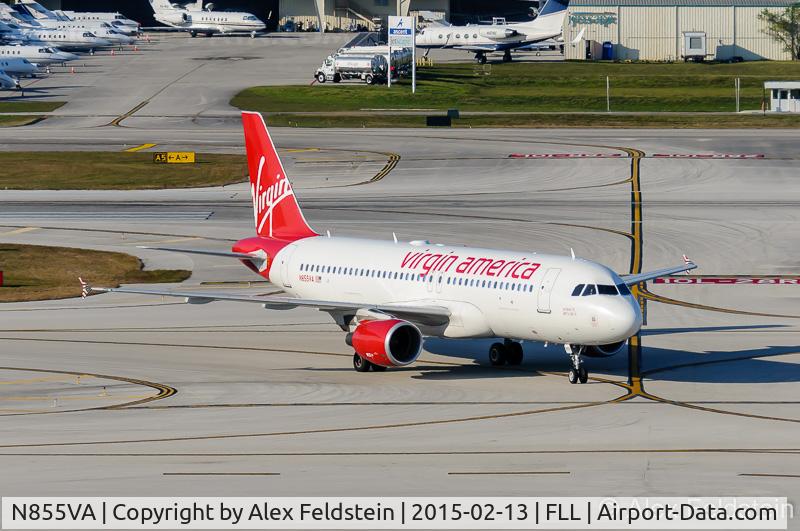 N855VA, 2012 Airbus A320-214 C/N 5179, Ft. Lauderdale