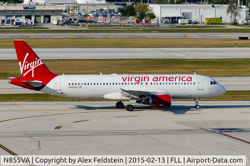 N855VA, 2012 Airbus A320-214 C/N 5179, Ft. Lauderdale