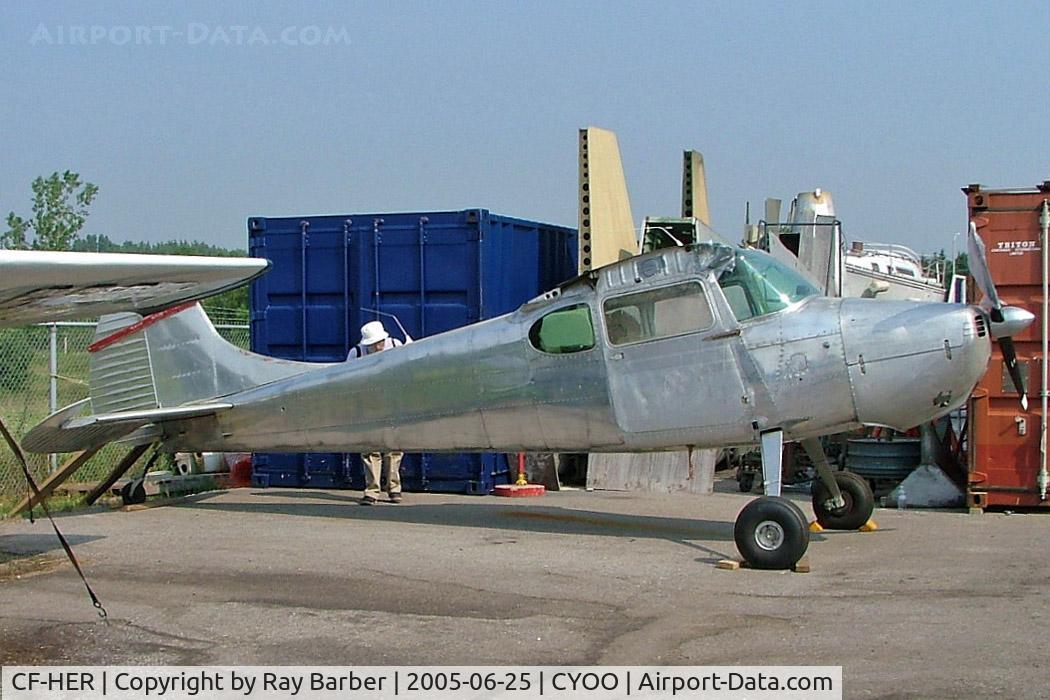 CF-HER, 1952 Cessna 170B C/N 20292, Cessna 170B [20292] Oshawa~C 25/06/2005. Unmarked.