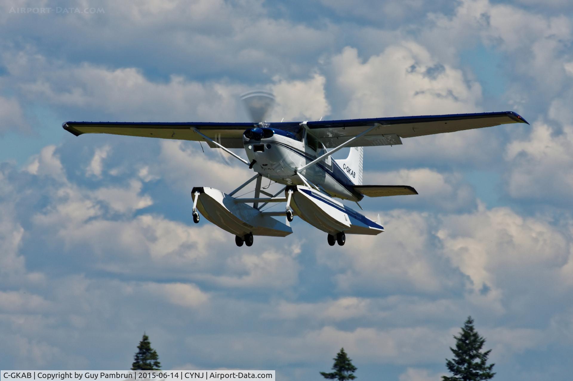 C-GKAB, 1977 Cessna A185F Skywagon 185 C/N 18503223, Just took off
