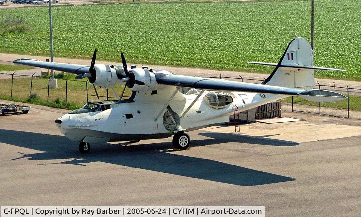 C-FPQL, 1940 Consolidated Vultee PBY-5A C/N CV-417, Canadian-Vickers PBV-1A Canso A [CV417] Hamilton~C 24/06/2005