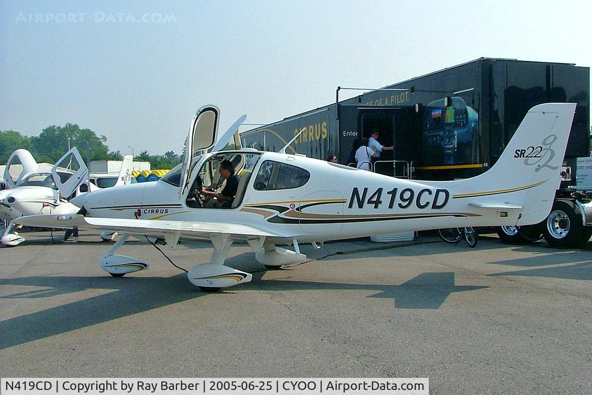 N419CD, 2005 Cirrus SR22 G2 C/N 1377, Cirrus Design SR-22G2 [1377] Oshawa~C 25/06/2005