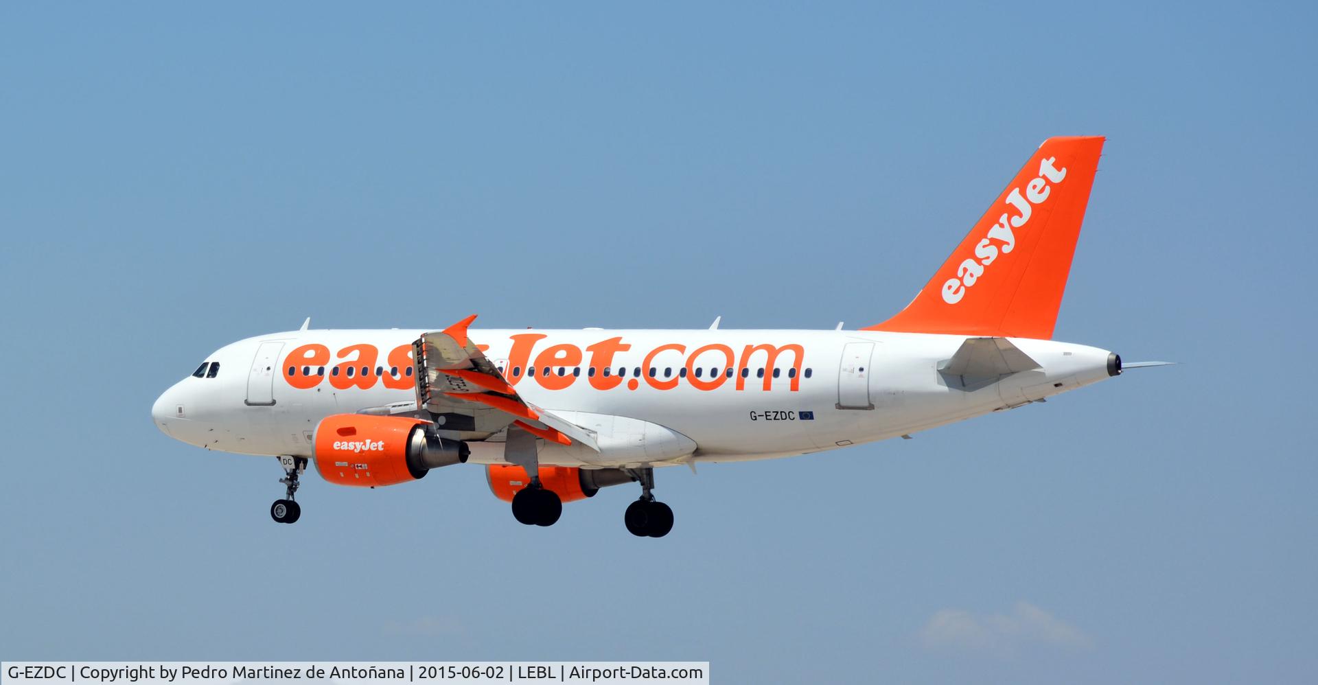 G-EZDC, 2003 Airbus A319-111 C/N 2043, El Prat Barcelona - España