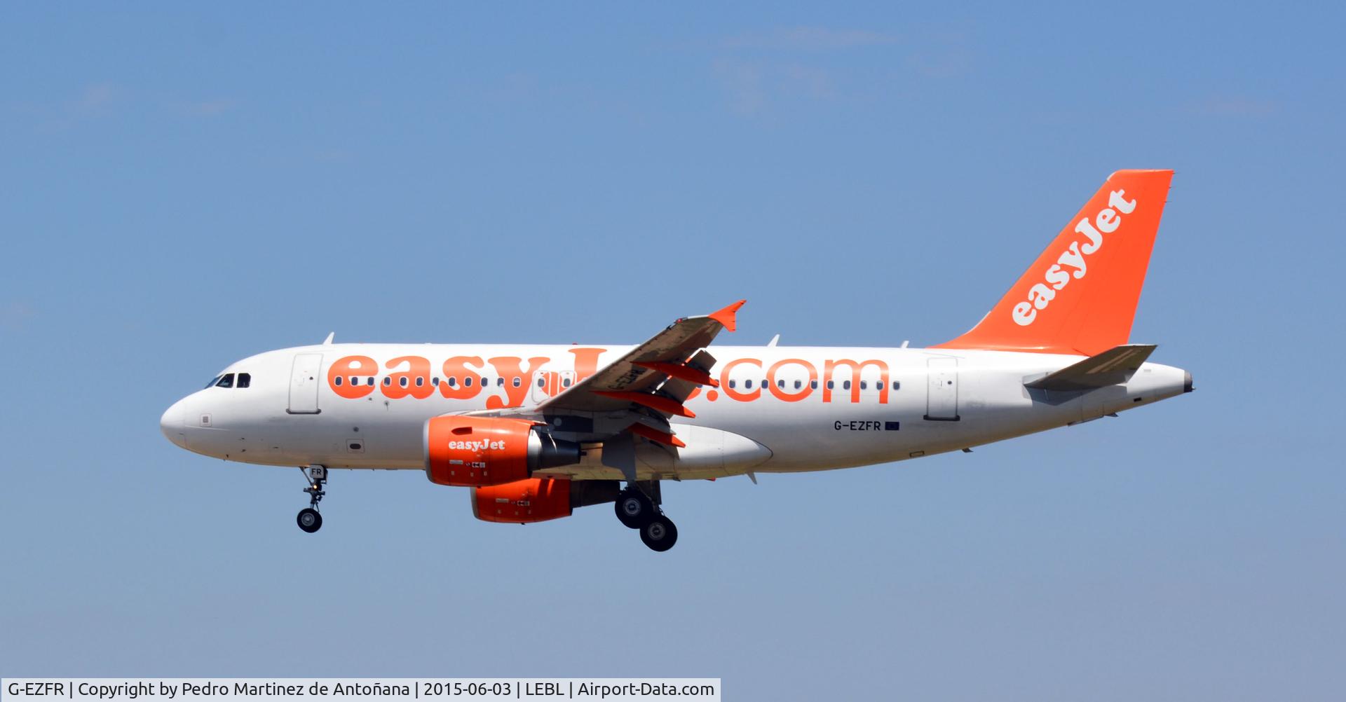 G-EZFR, 2009 Airbus A319-111 C/N 4125, El Prat Barcelona - España