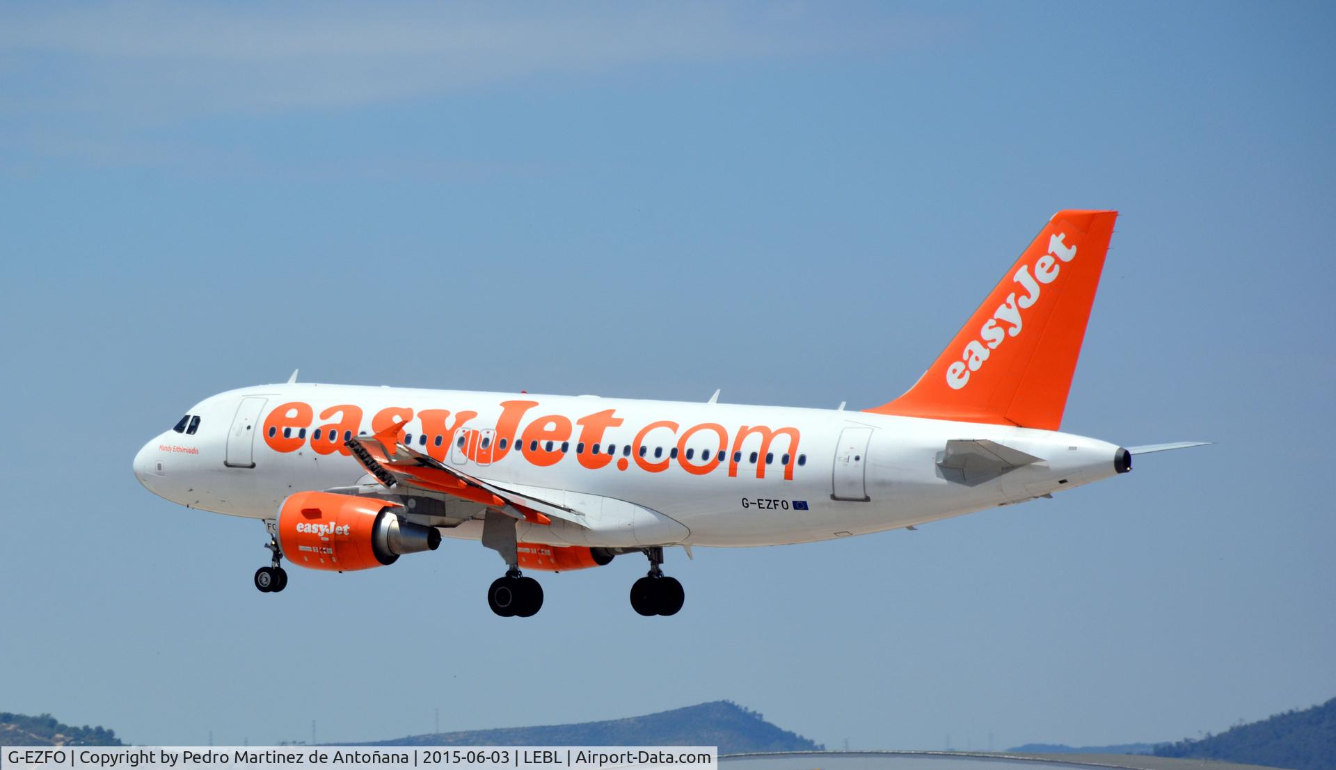 G-EZFO, 2009 Airbus A319-111 C/N 4080, El Prat Barcelona - España