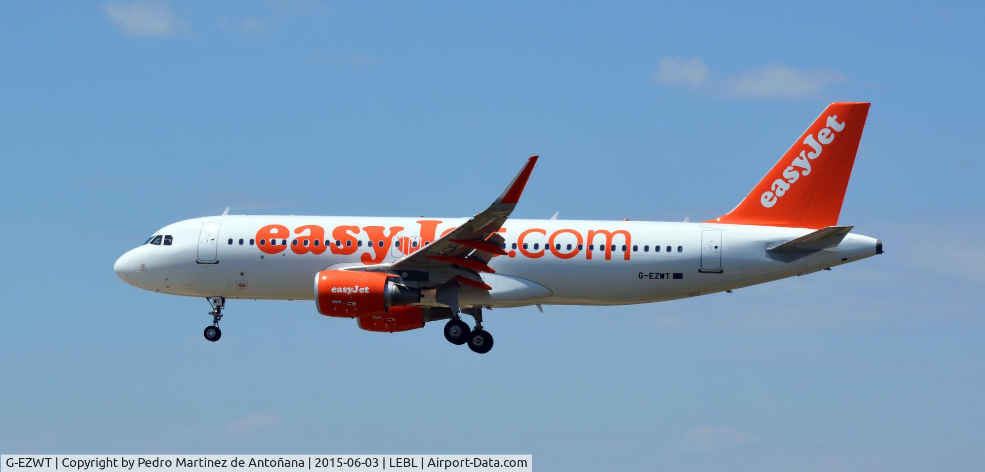 G-EZWT, 2014 Airbus A320-214 C/N 6047, El Prat Barcelona - España