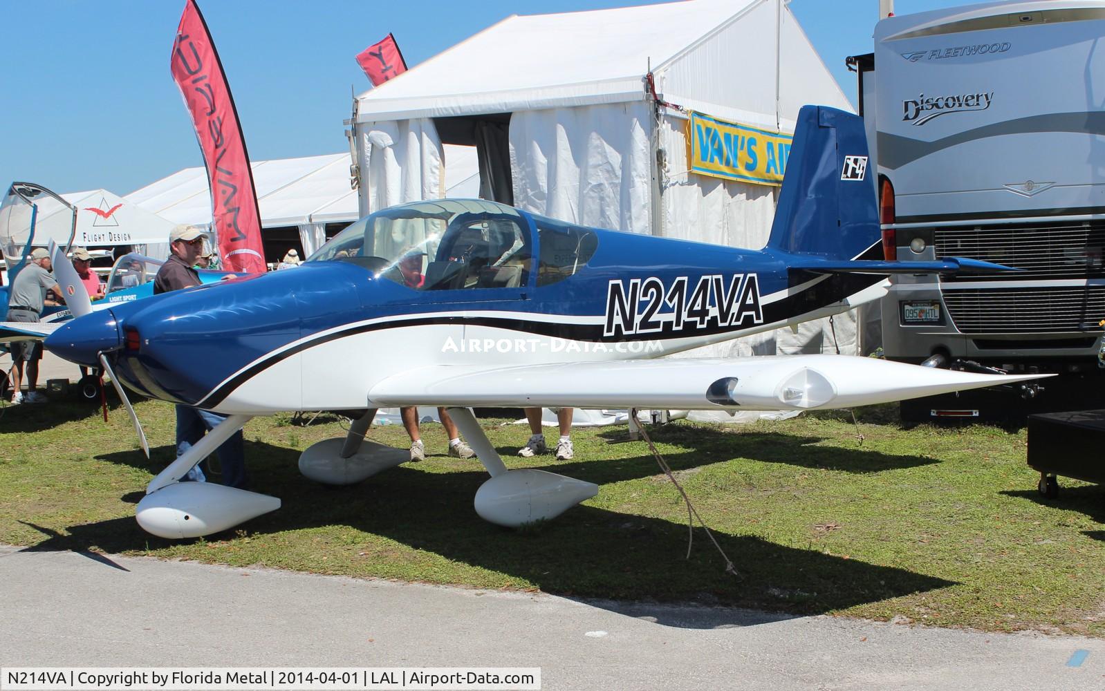 N214VA, 2012 Vans RV-14A C/N 140001, Vans RV-14A