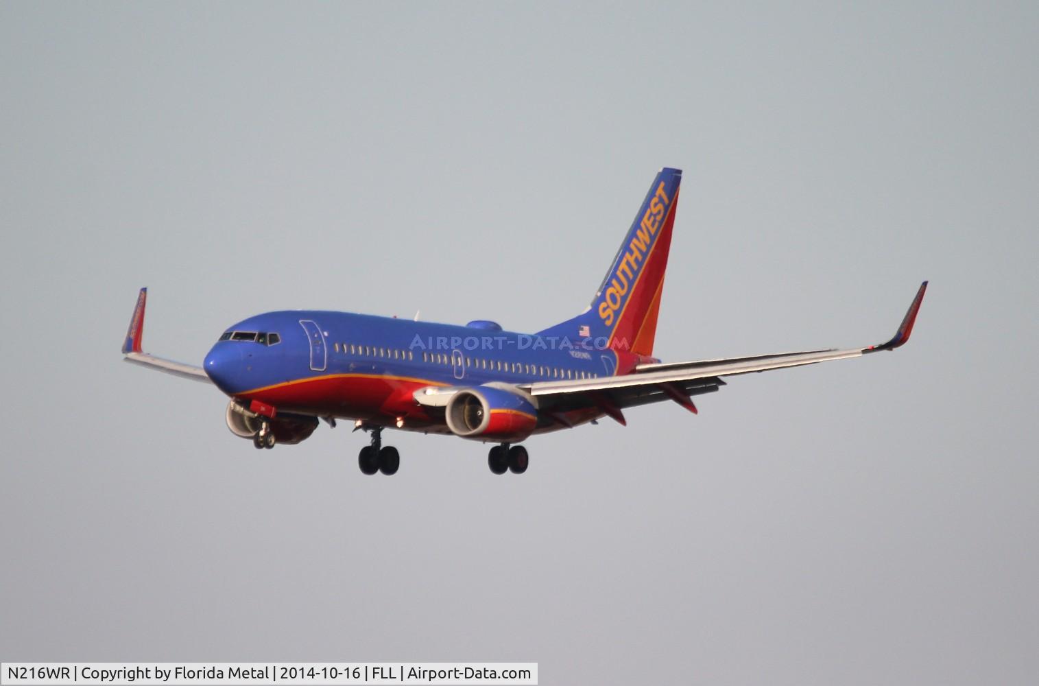 N216WR, 2005 Boeing 737-7H4 C/N 32488, Southwest