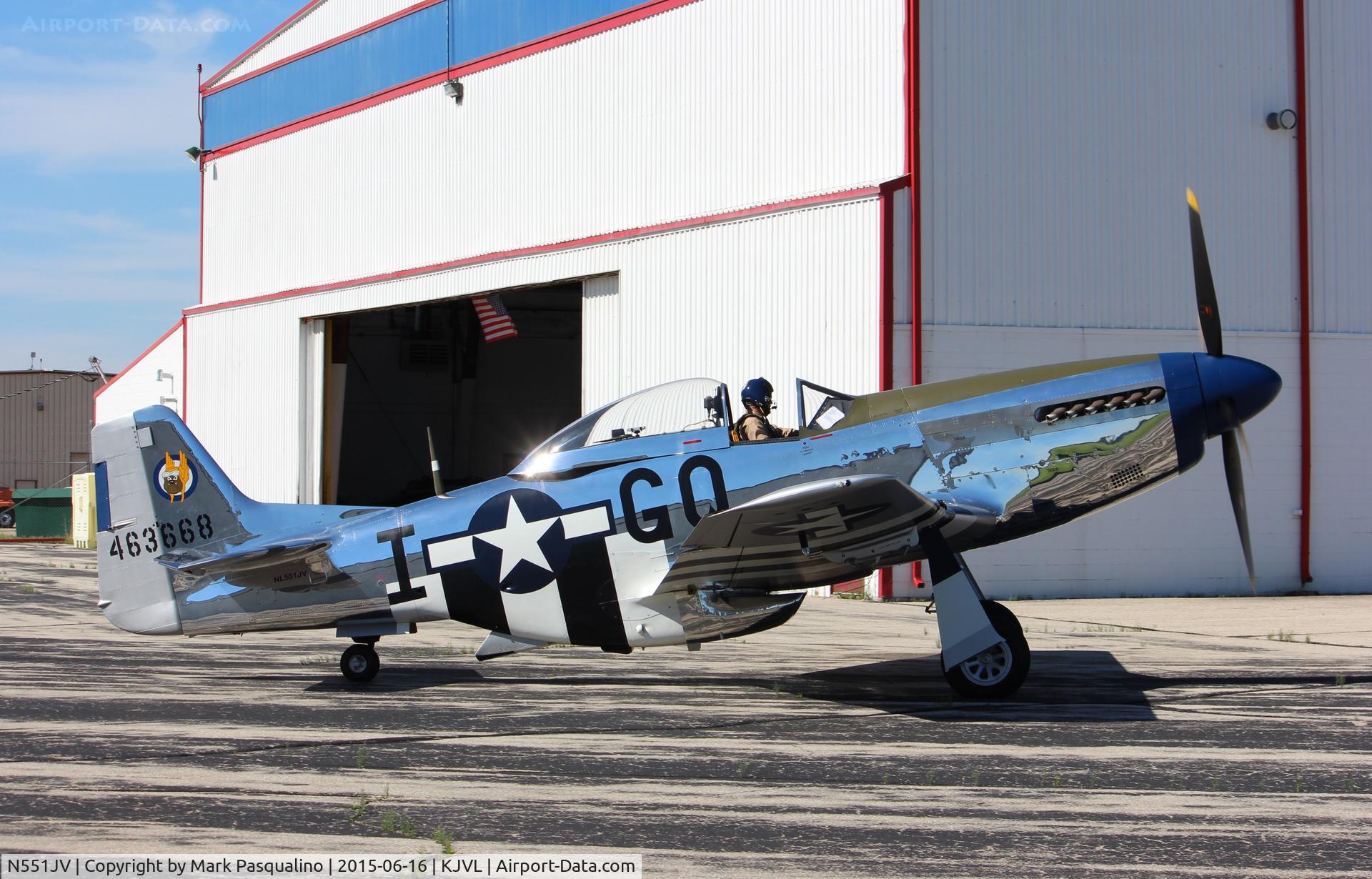 N551JV, North American P-51D Mustang C/N 44-73343N, North American P-51D
