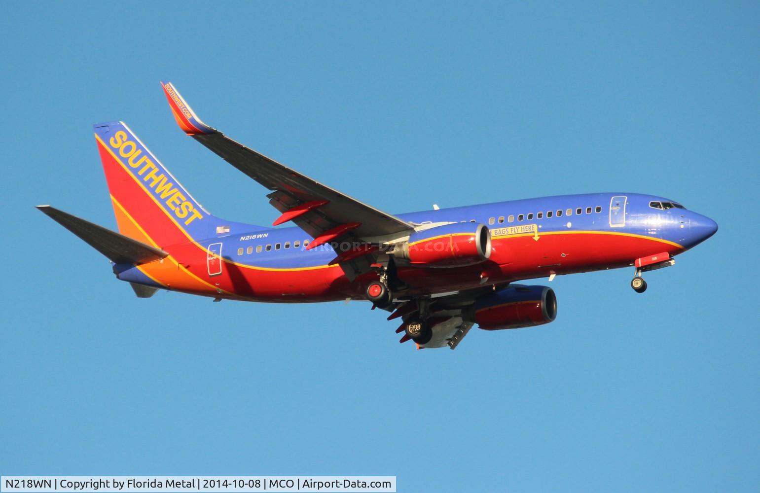 N218WN, 2005 Boeing 737-7H4 C/N 32489, Southwest