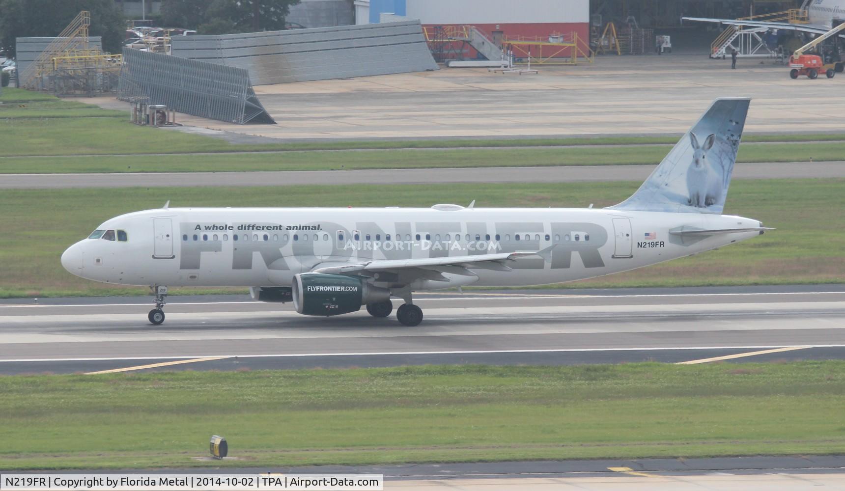 N219FR, 2002 Airbus A320-214 C/N 1860, Jack the Rabbit
