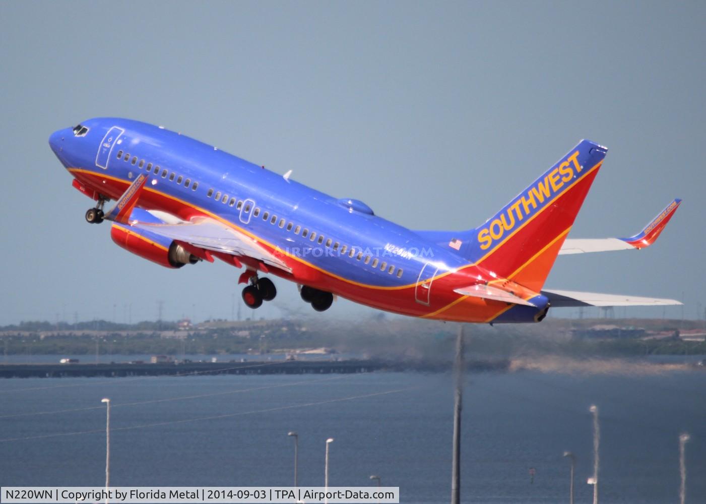 N220WN, 2005 Boeing 737-7H4 C/N 32491, Southwest