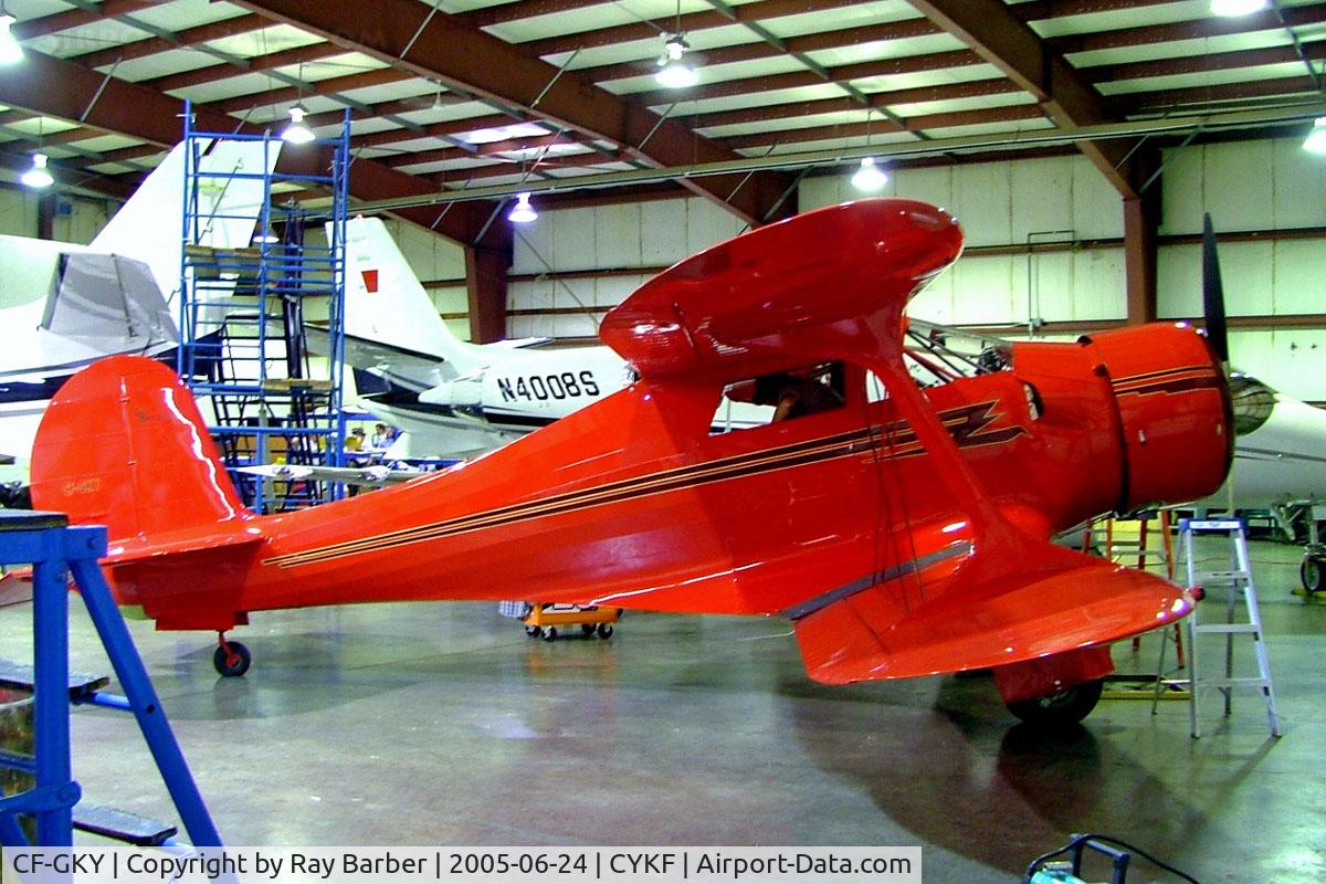CF-GKY, 1943 Beech D17S Staggerwing C/N 4874, Beech D17S Staggerwing [4874] Kitchener-Waterloo Regional~C 24/06/2005