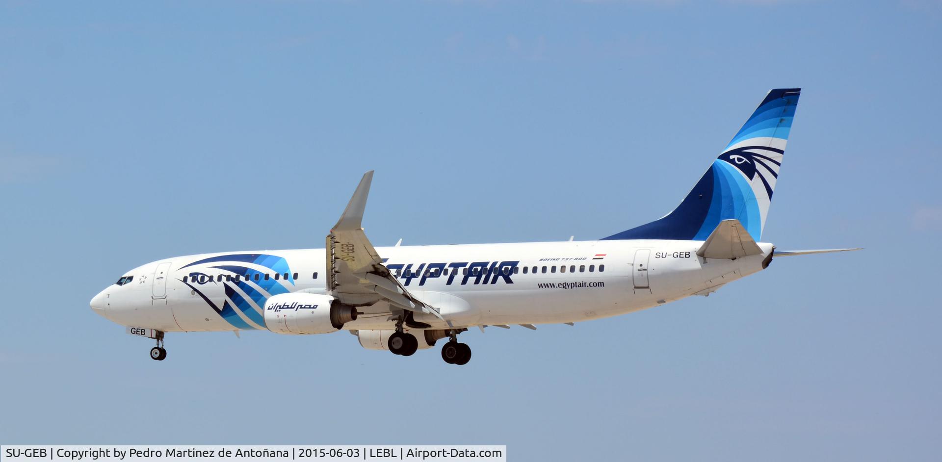 SU-GEB, 2011 Boeing 737-866 C/N 40800, El Prat Barcelona - España