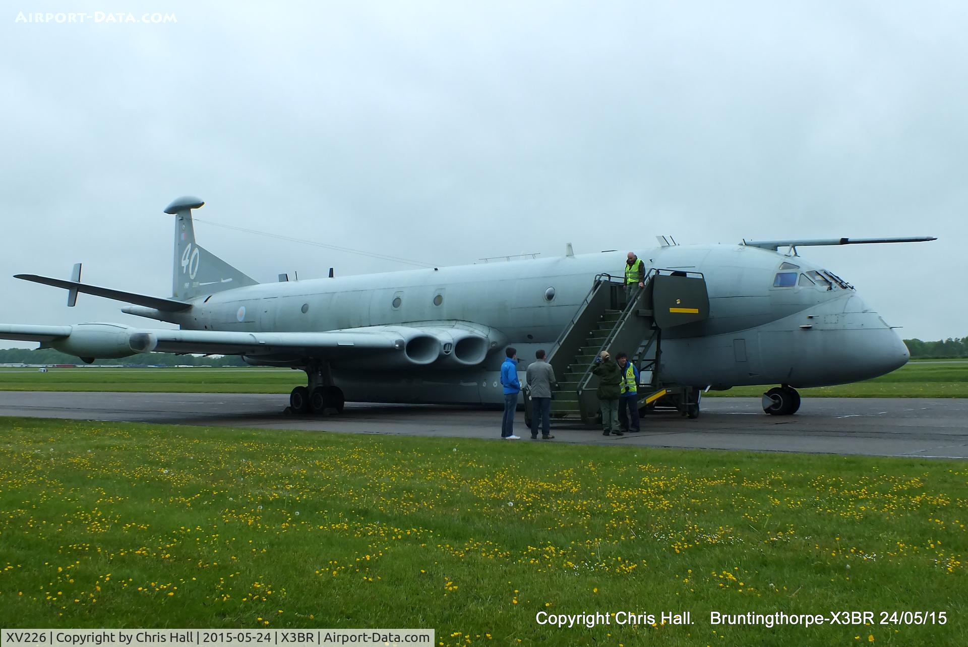 XV226, 1968 Hawker Siddeley Nimrod MR.2 C/N 8001, at the Cold War Jets Open Day 2015