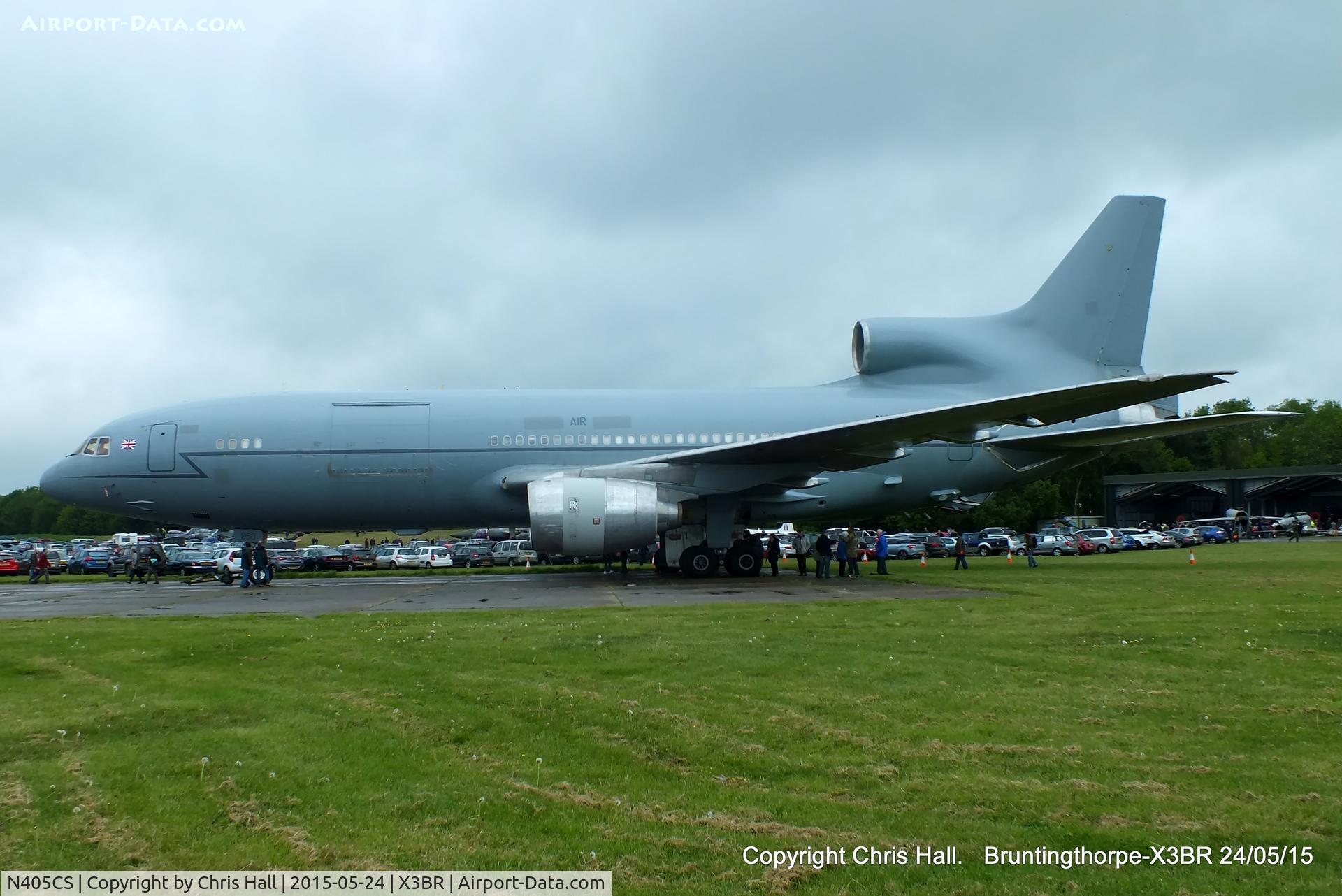 N405CS, 1979 Lockheed L-1011-385-3 TriStar K1 (500) C/N 193V-1164, at the Cold War Jets Open Day 2015